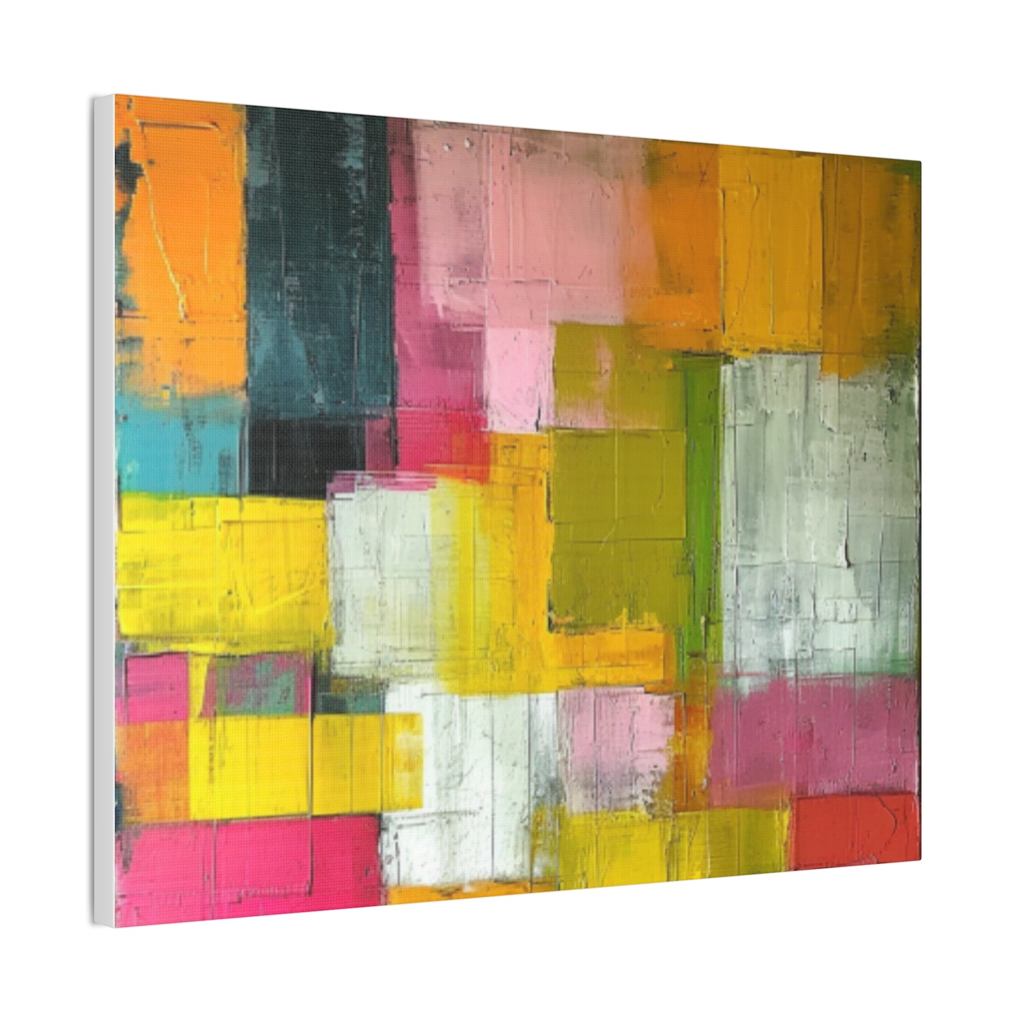 Primary Elegance: A Symphony of Sophistication Canvas Print