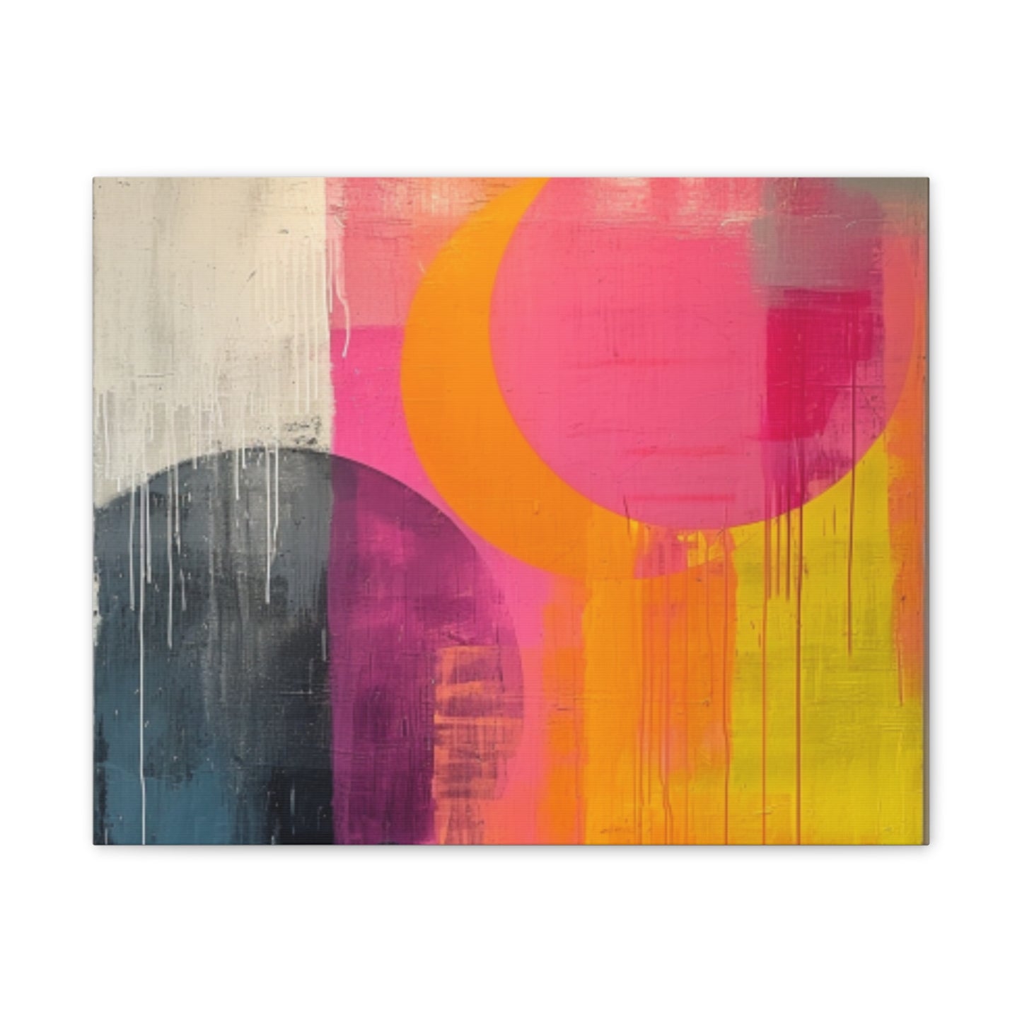 Primary Elegance: A Symphony of Sophistication Canvas Print