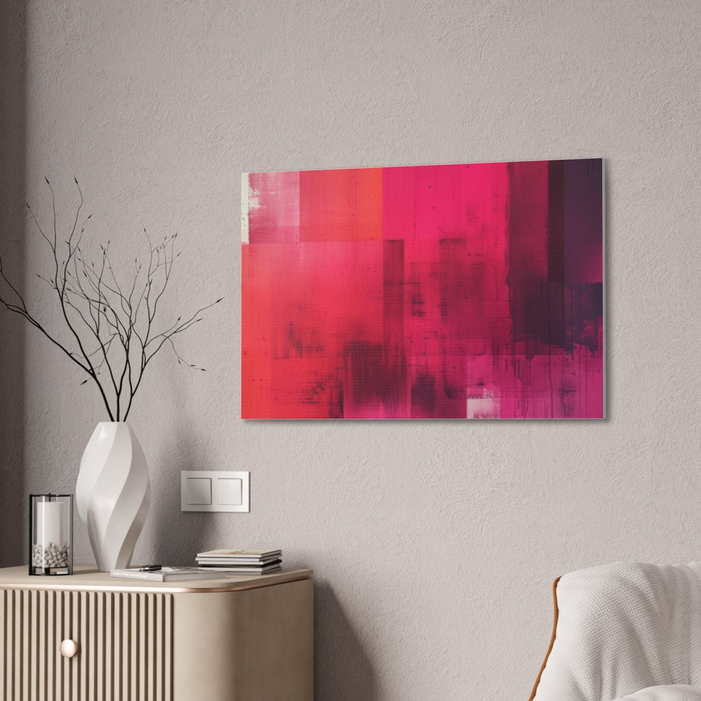 In The Pink: A Symphony of Sophistication Canvas Print