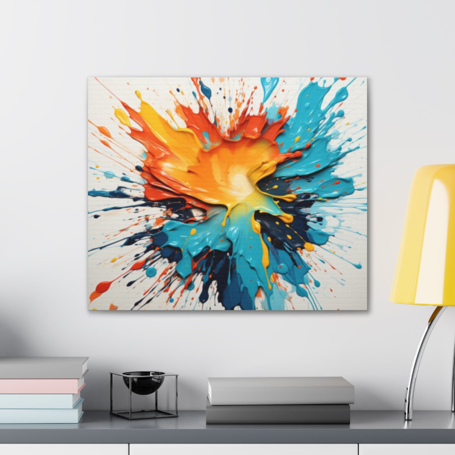 Primary Elegance: A Symphony of Sophistication Canvas Print