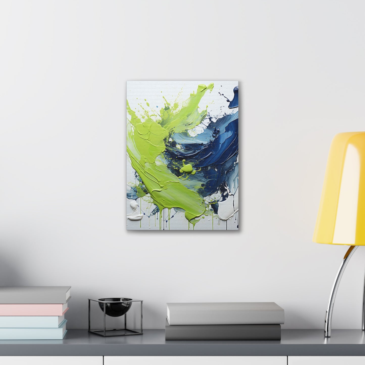 Acrylic Abstract Canvas Print - Richly Textured Artistry