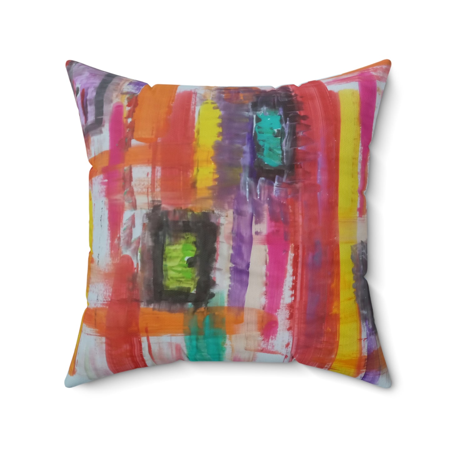 Artistic Abstractions: Abstract Acrylic Art Pillows Collection