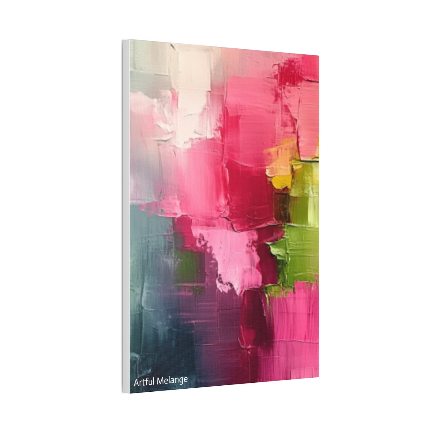 Acrylic Abstract Canvas Print - Richly Textured Artistry