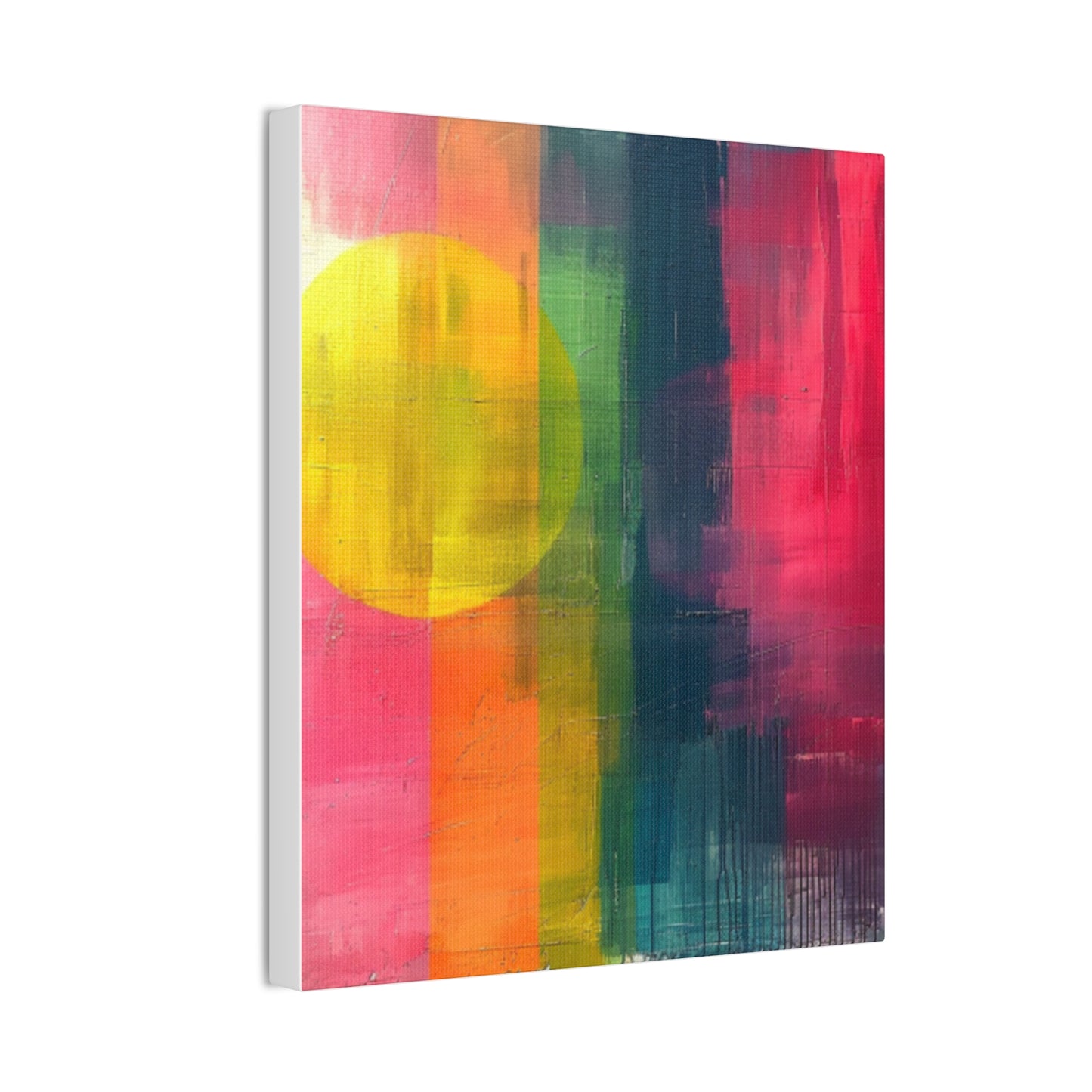 Primary Elegance: A Symphony of Sophistication Canvas Print