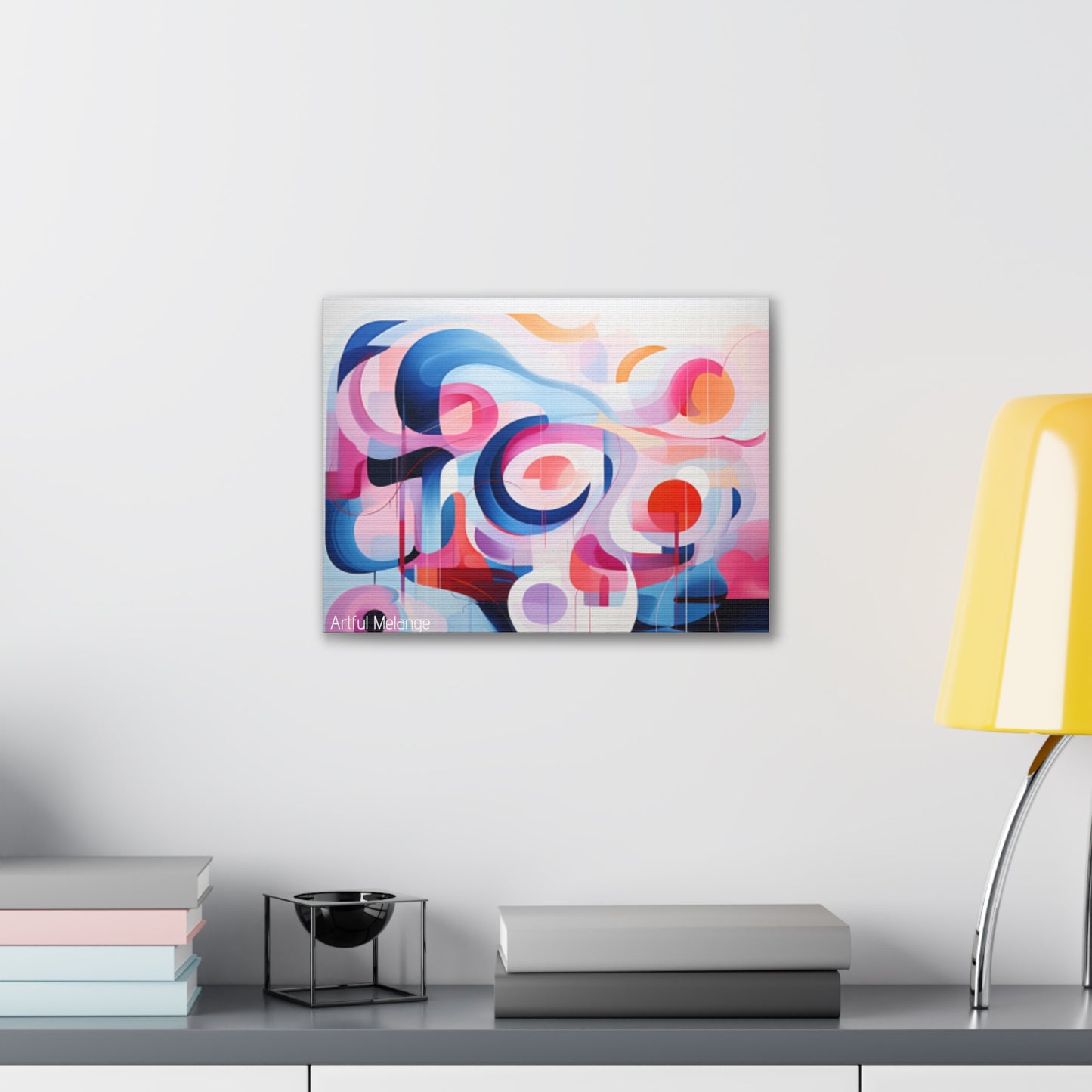 Primary Elegance: A Symphony of Sophistication Canvas Print