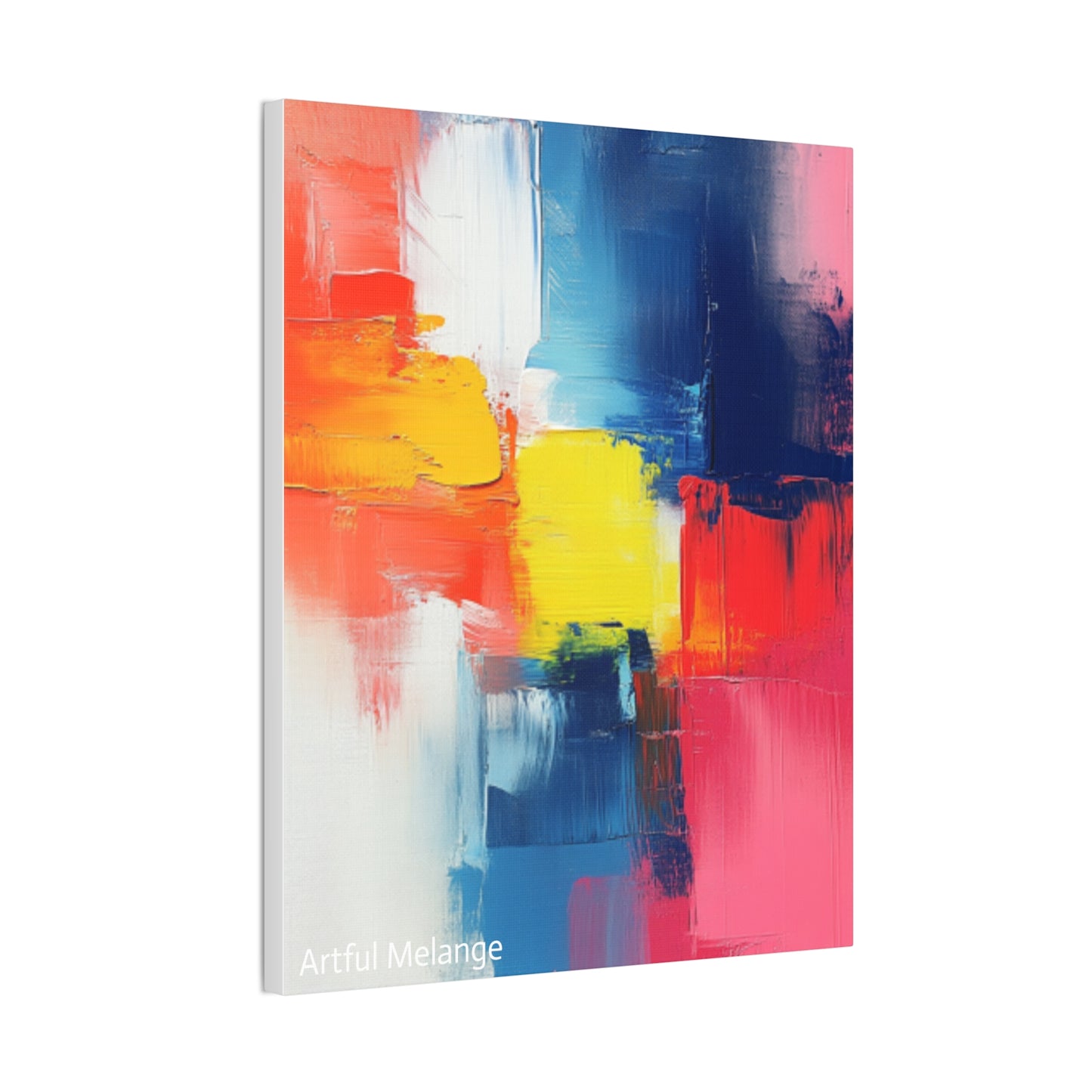 Acrylic Abstract Canvas Print - Richly Textured Artistry