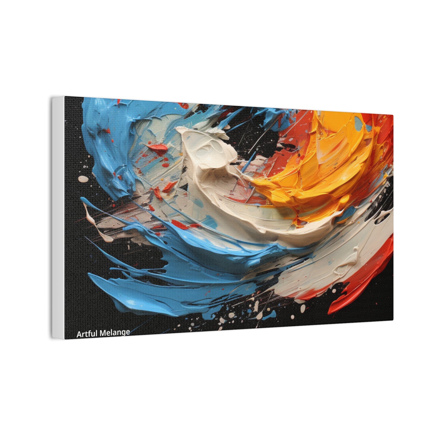 Acrylic Abstract  Canvas Print - Richly Textured Artistry