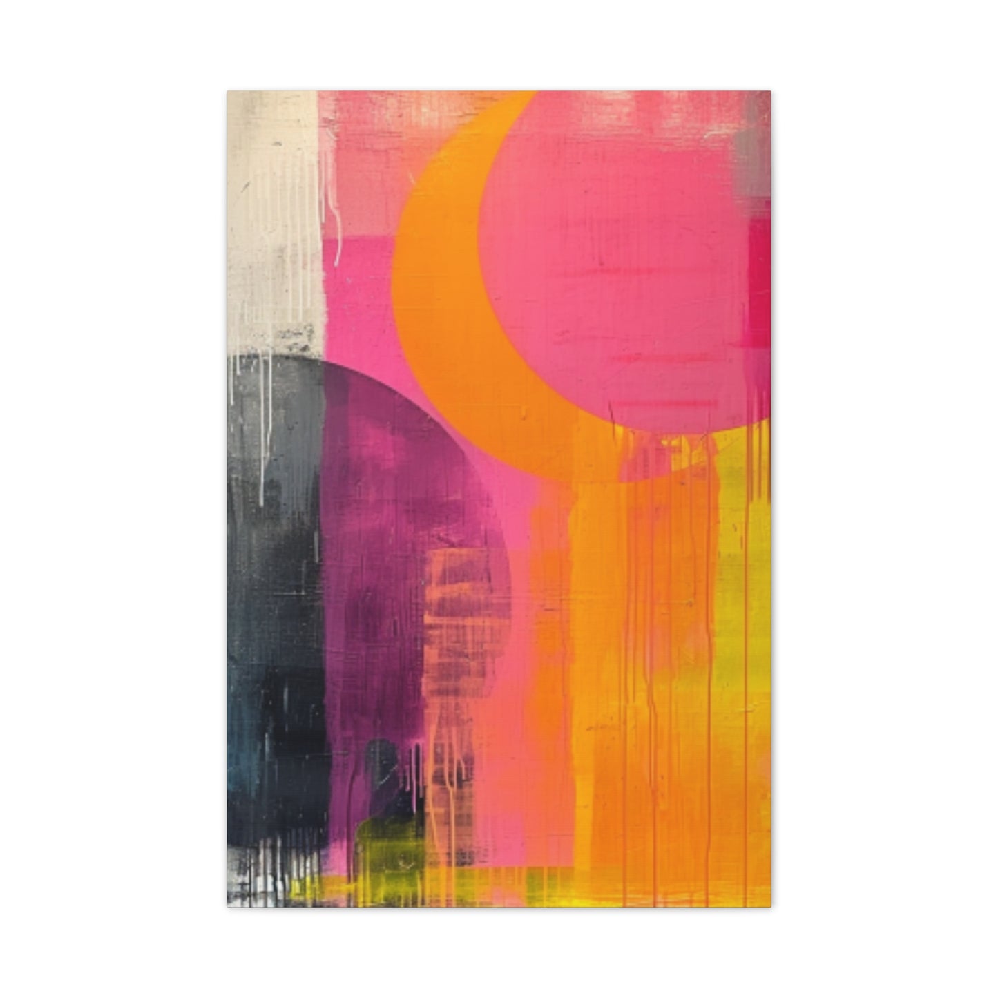 Primary Elegance: A Symphony of Sophistication Canvas Print