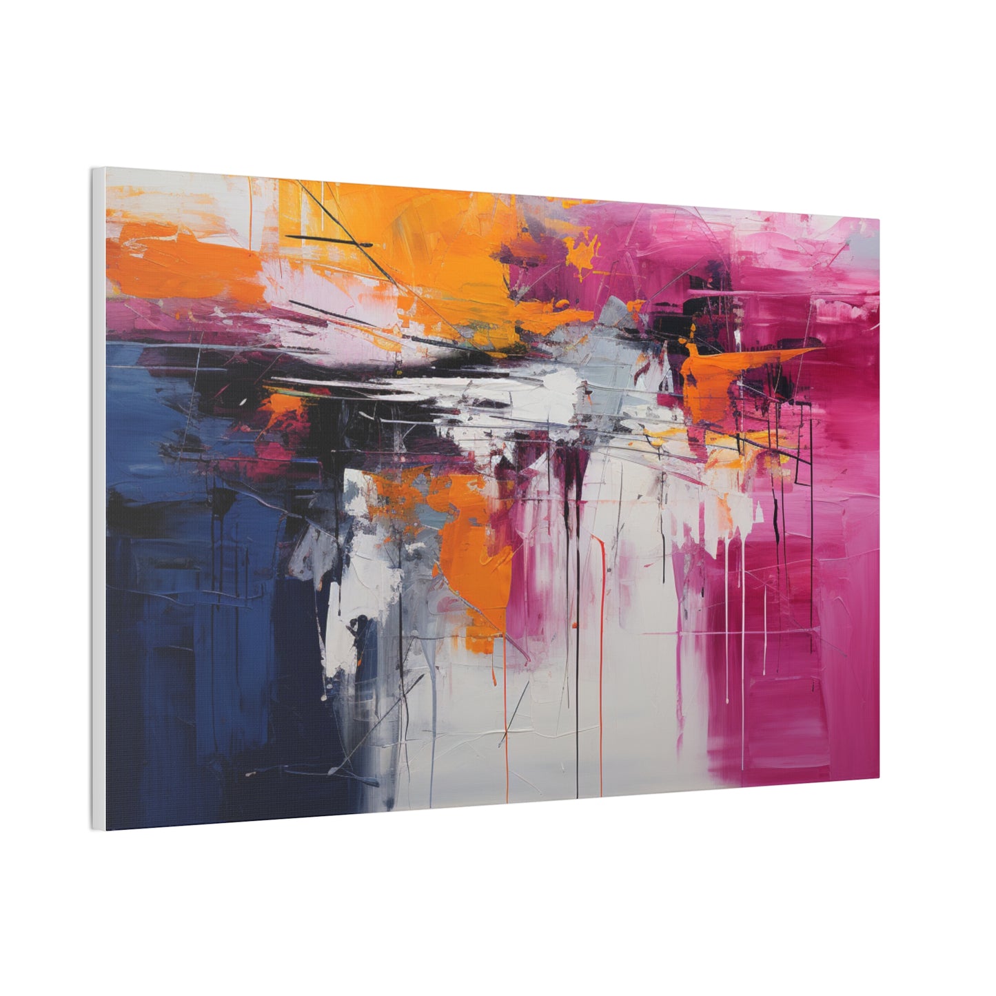 Primary Elegance: A Symphony of Sophistication Canvas Print