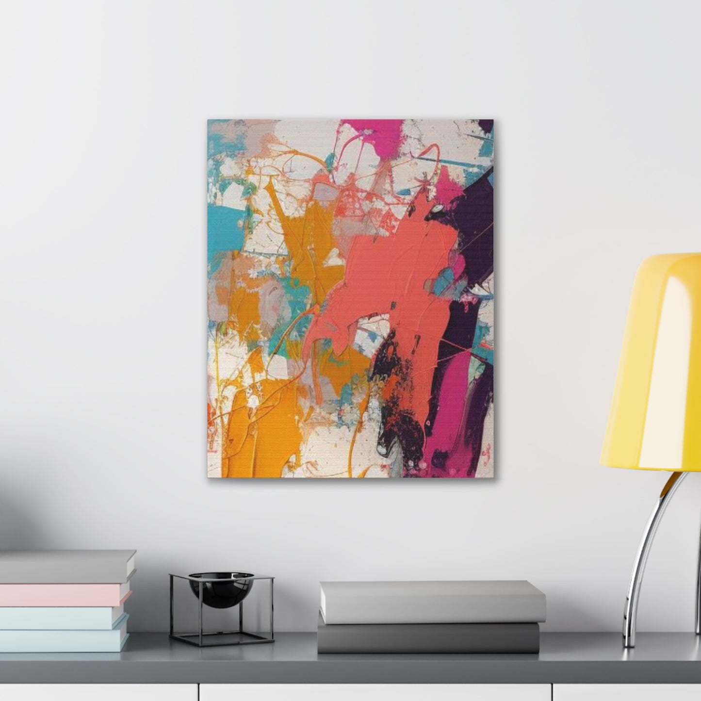 Primary Elegance: A Symphony of Sophistication Canvas Print