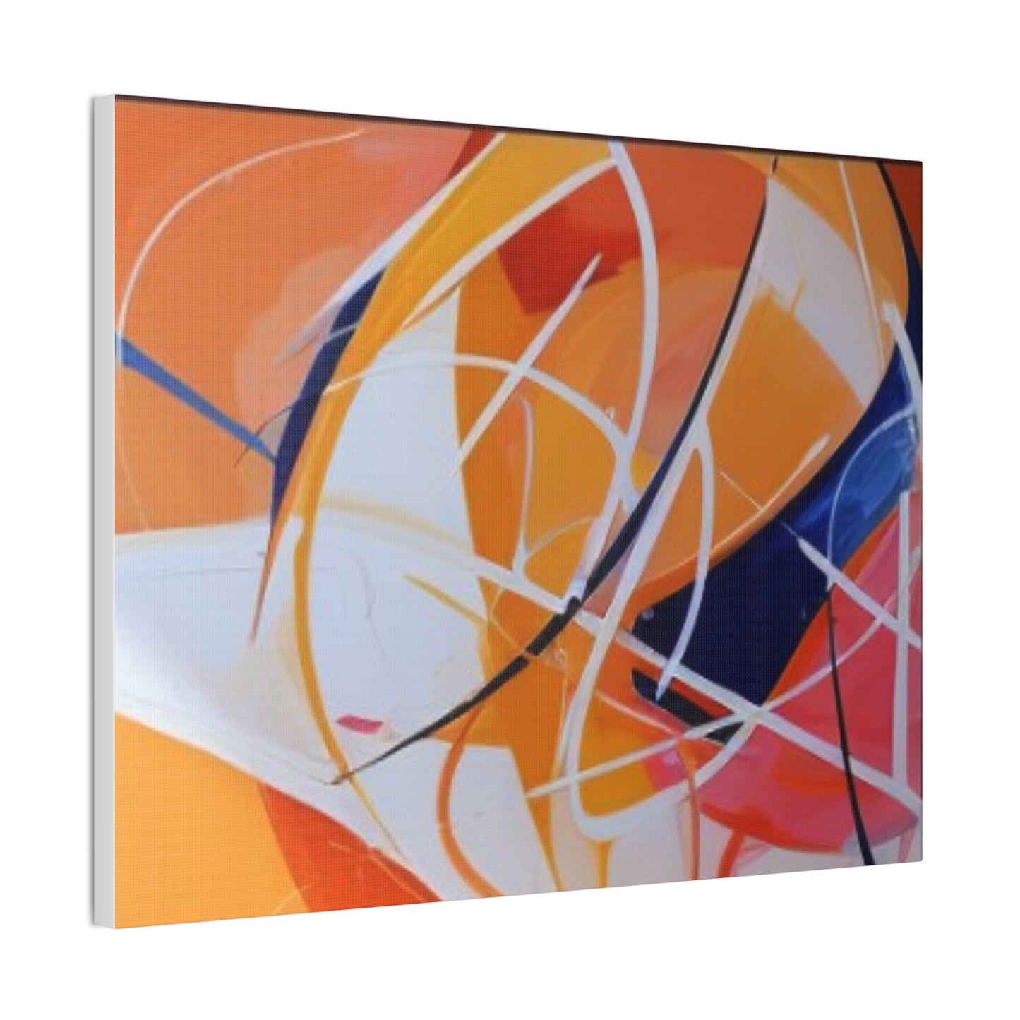 Primary Elegance: A Symphony of Sophistication Canvas Print