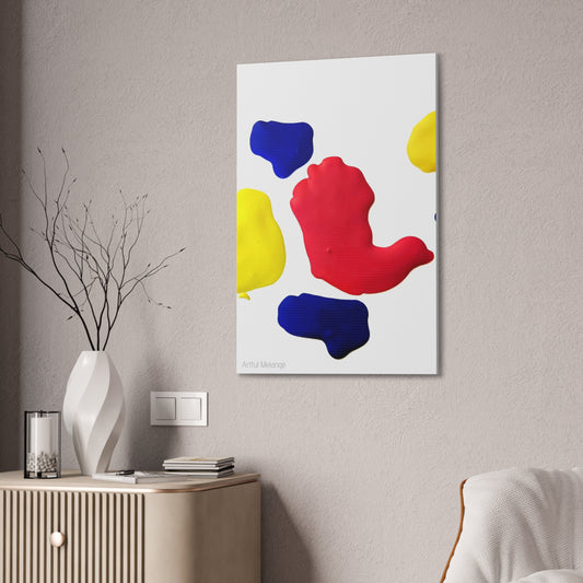 Primary Elegance: A Symphony of Sophistication Canvas Print