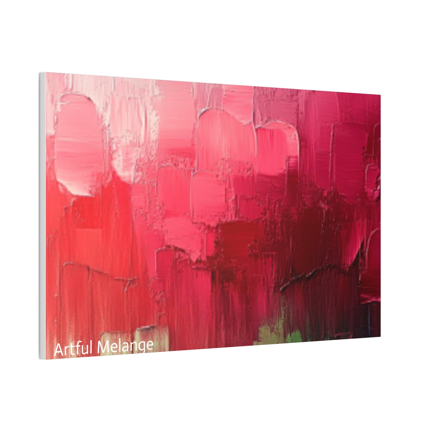 Acrylic Abstract Canvas Print - Richly Textured Artistry