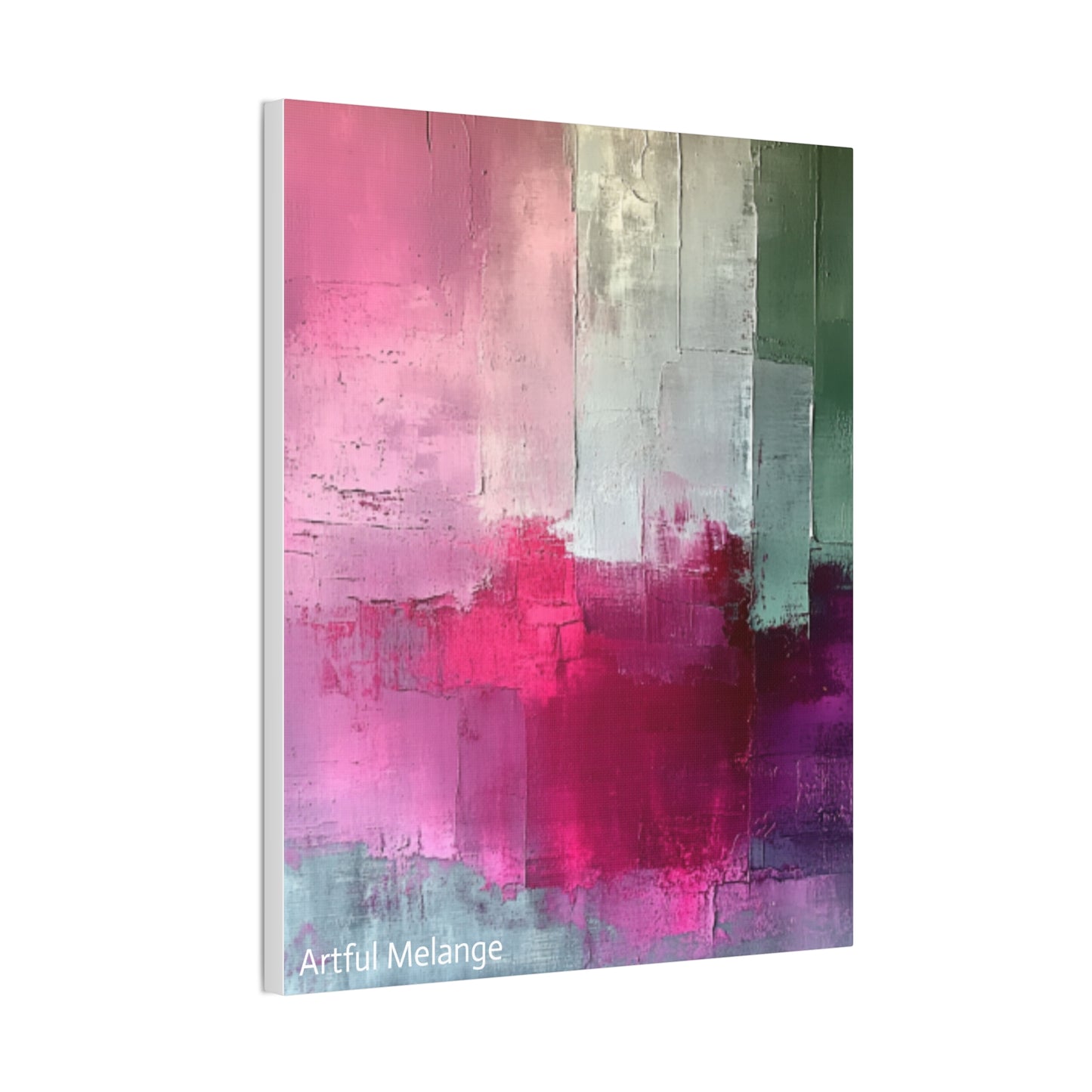 Acrylic Abstract Canvas Print - Richly Textured Artistry