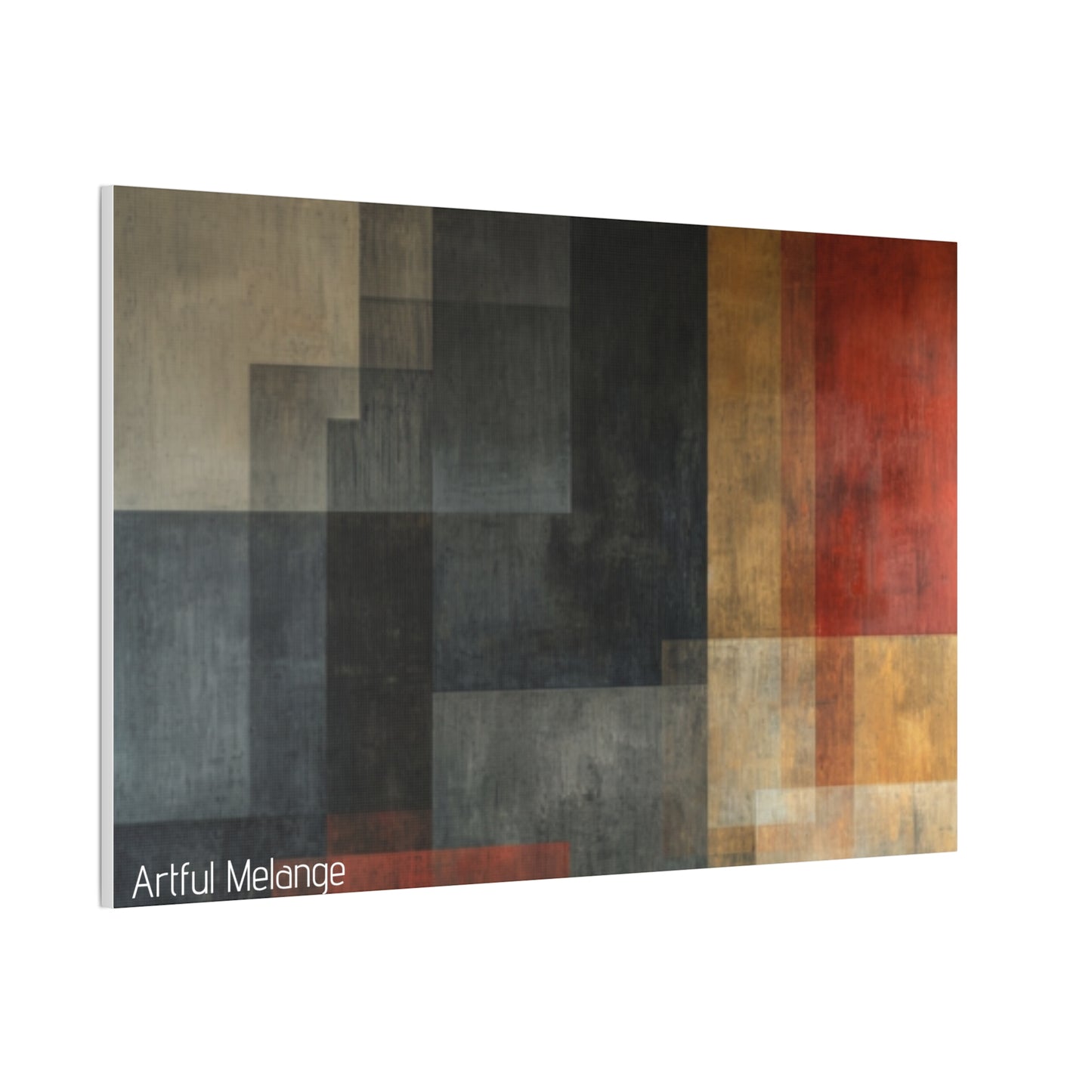 Primary Elegance: A Symphony of Sophistication Canvas Print