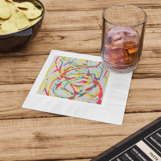 ChromaBlend™ Artistry Abstract Art Napkins”