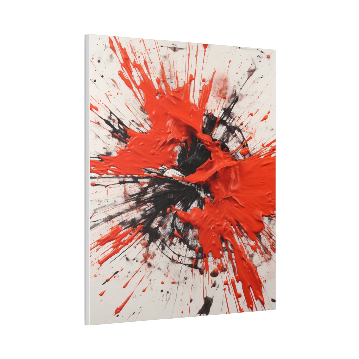 Acrylic Abstract Canvas Print - Richly Textured Artistry