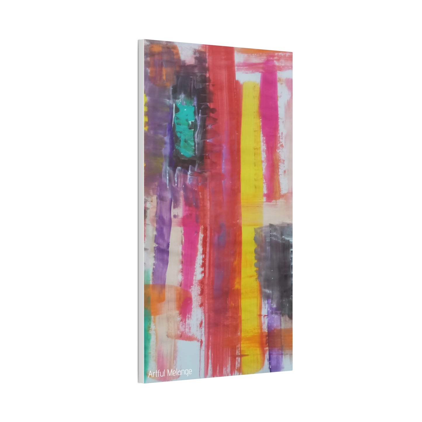 Primary Elegance: A Symphony of Sophistication Canvas Print