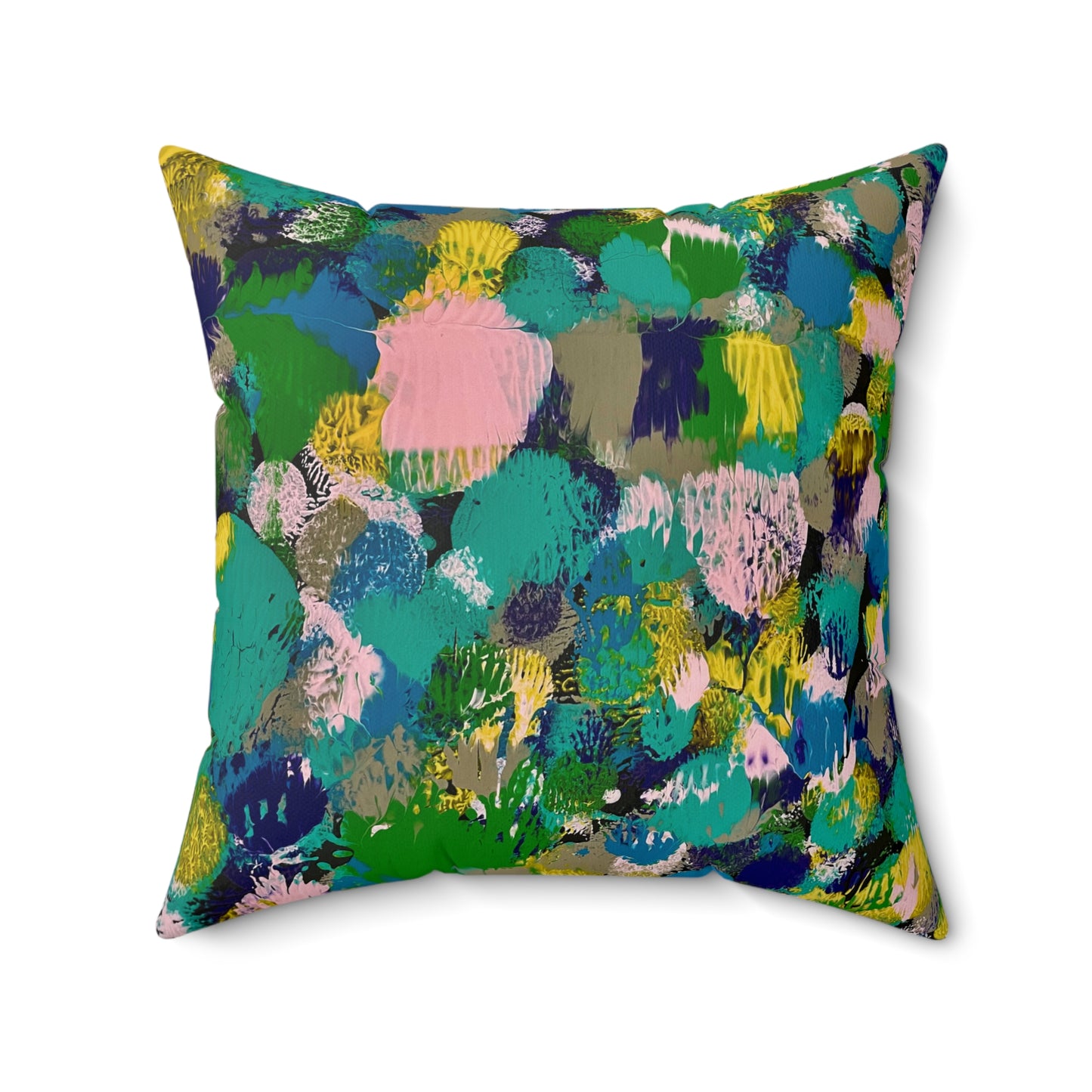 Artistic Abstractions: Abstract Acrylic Art Pillows Collection