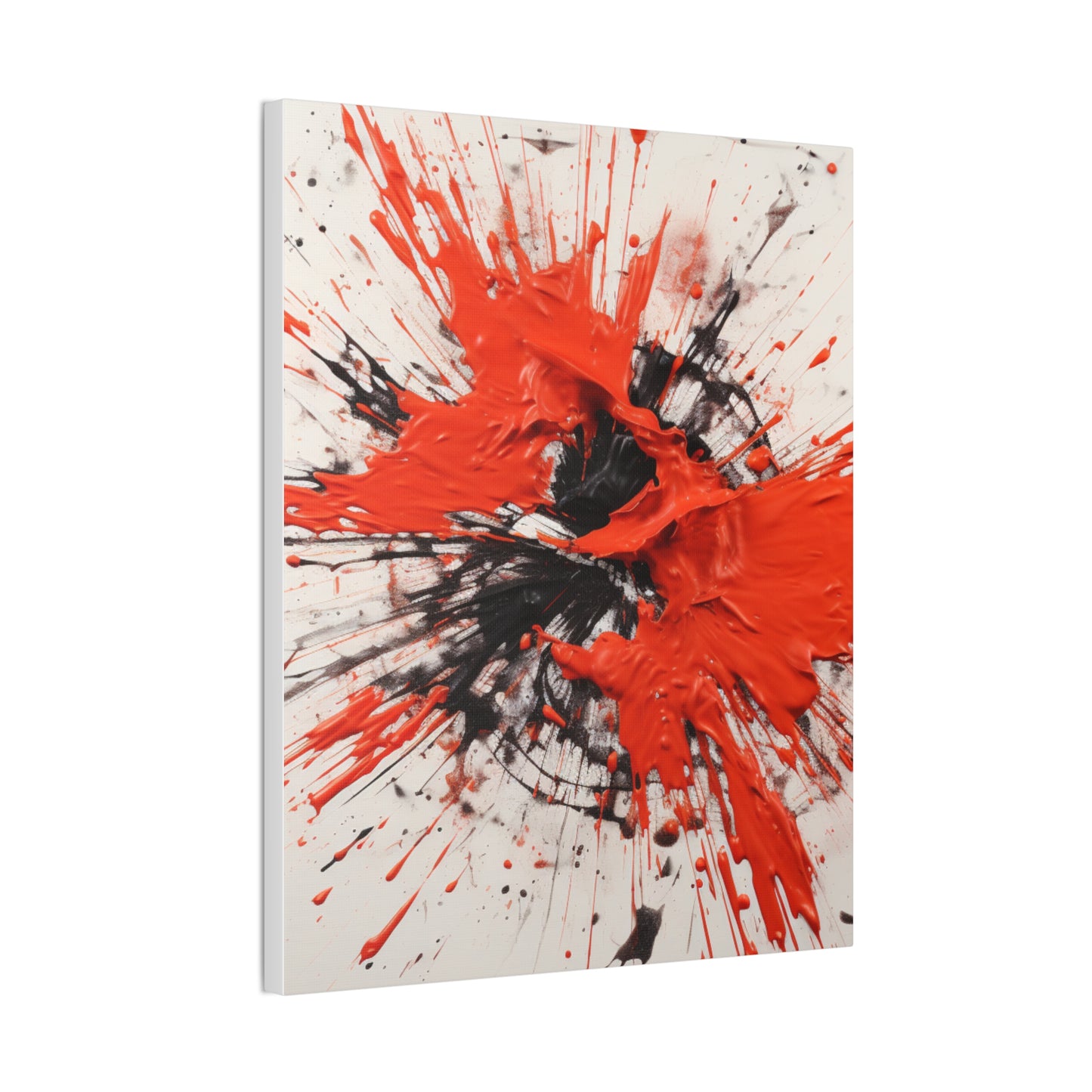 Acrylic Abstract Canvas Print - Richly Textured Artistry