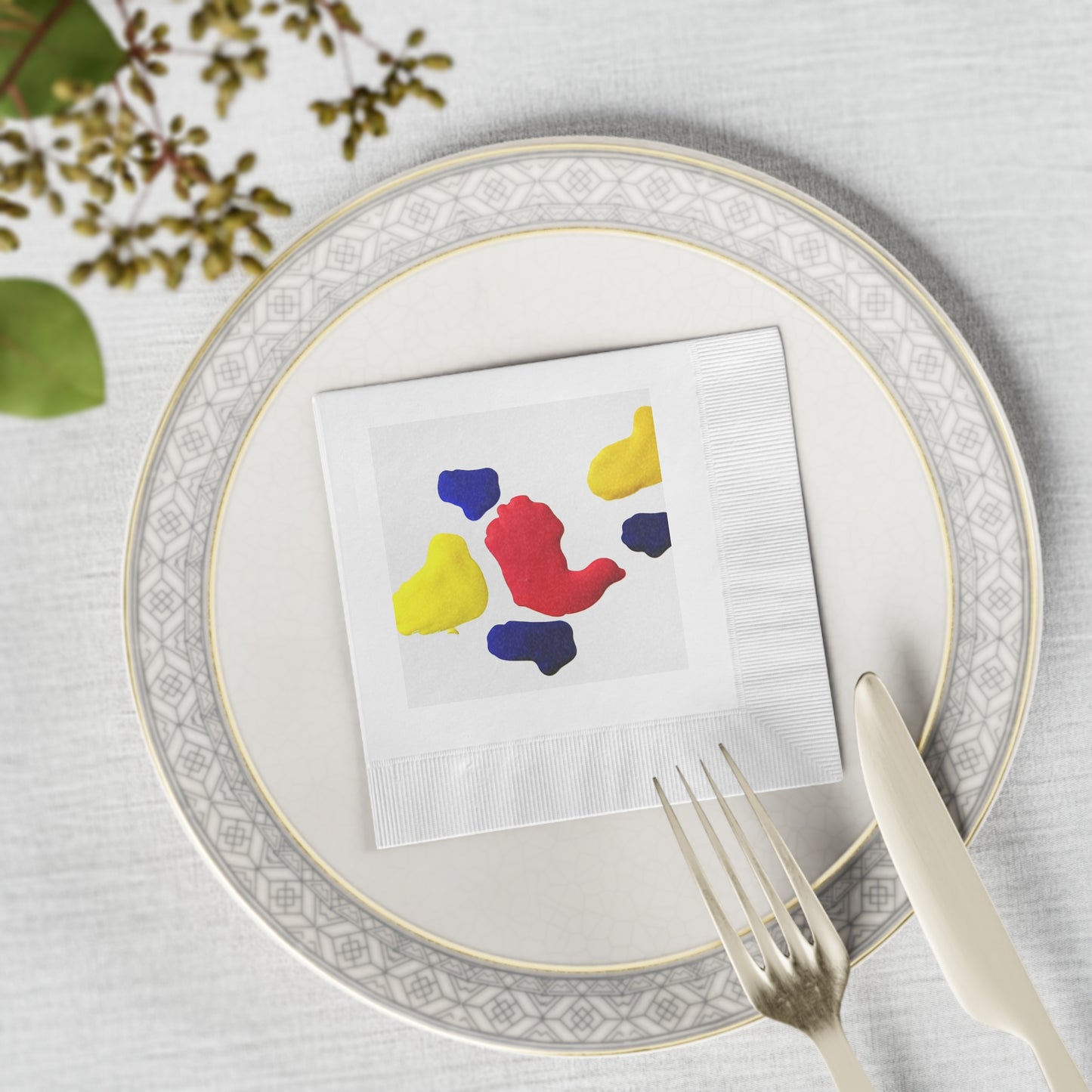 ChromaBlend™ Artistry Abstract Art Napkins”