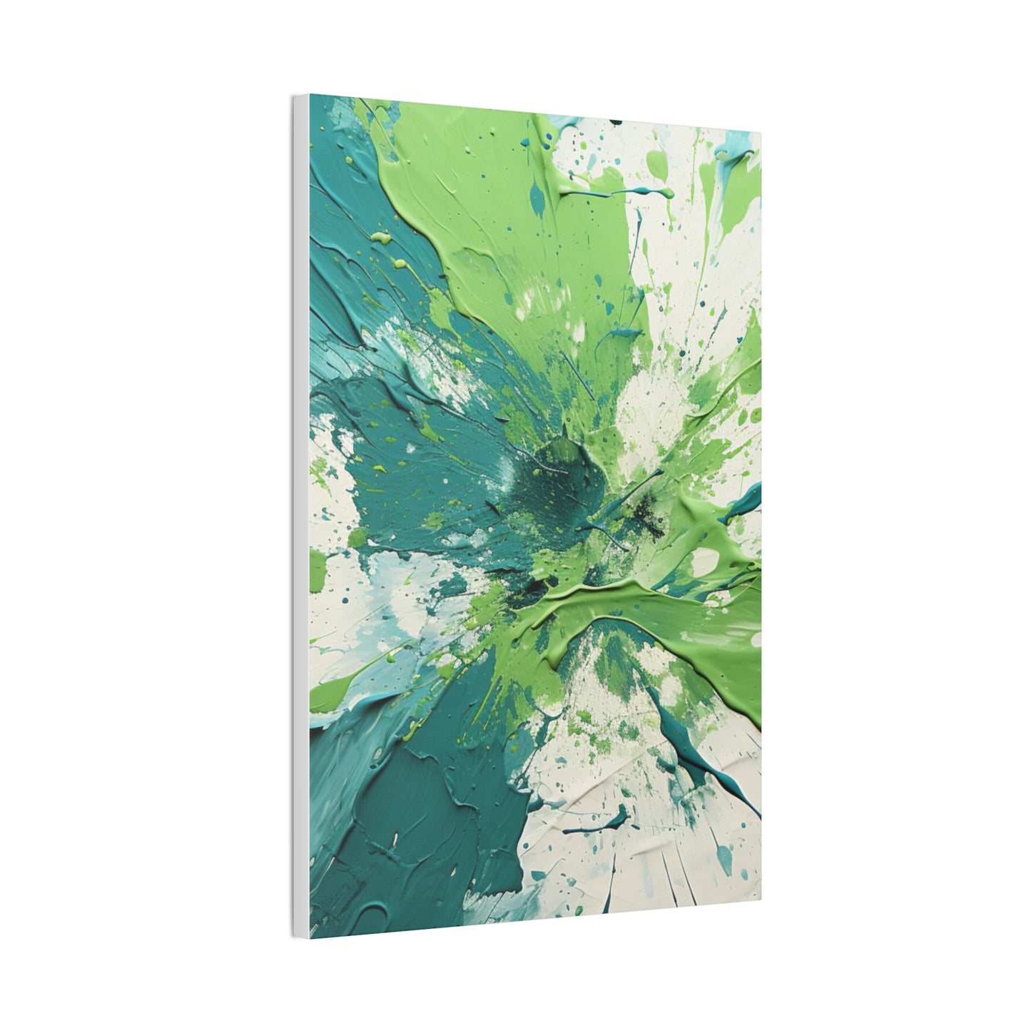 Acrylic Abstract Canvas Print - Richly Textured Artistry