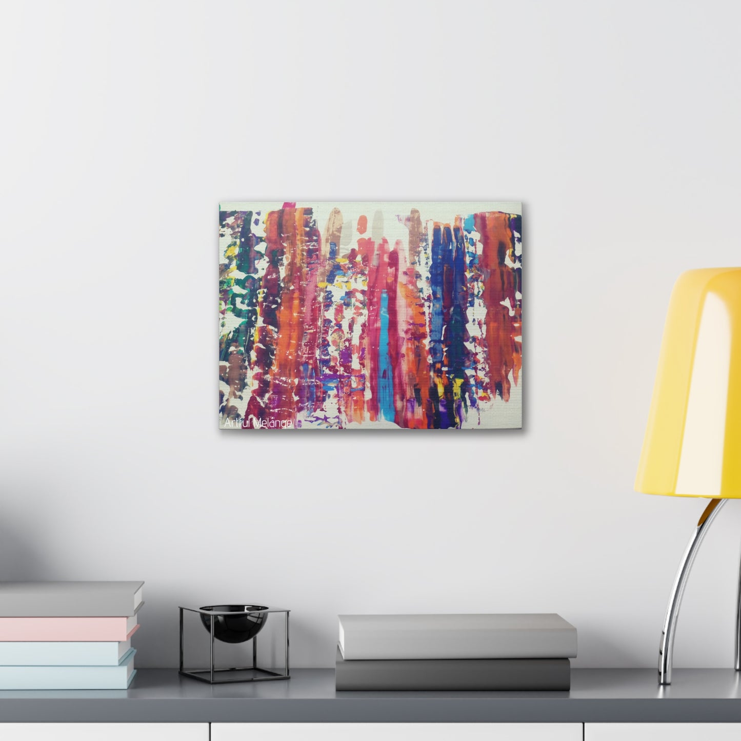 Primary Elegance: A Symphony of Sophistication Canvas Print