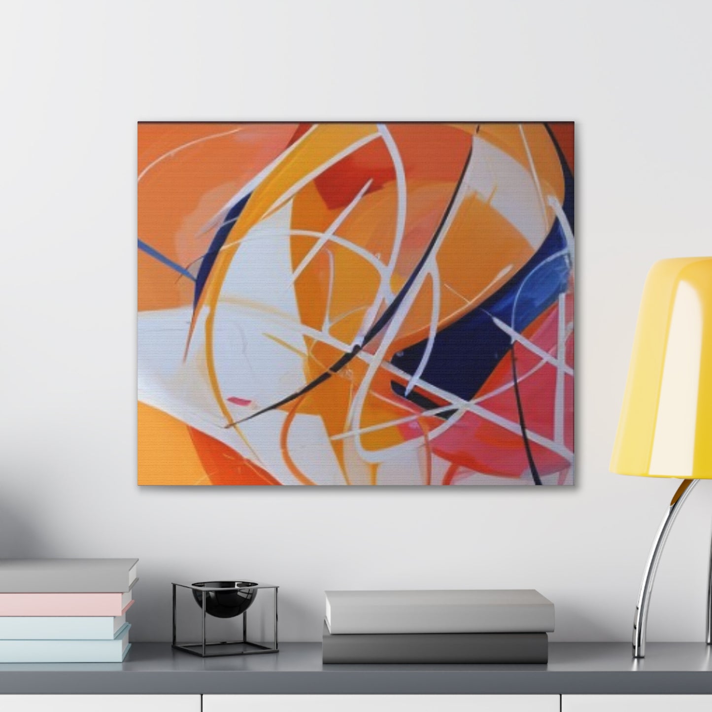 Primary Elegance: A Symphony of Sophistication Canvas Print