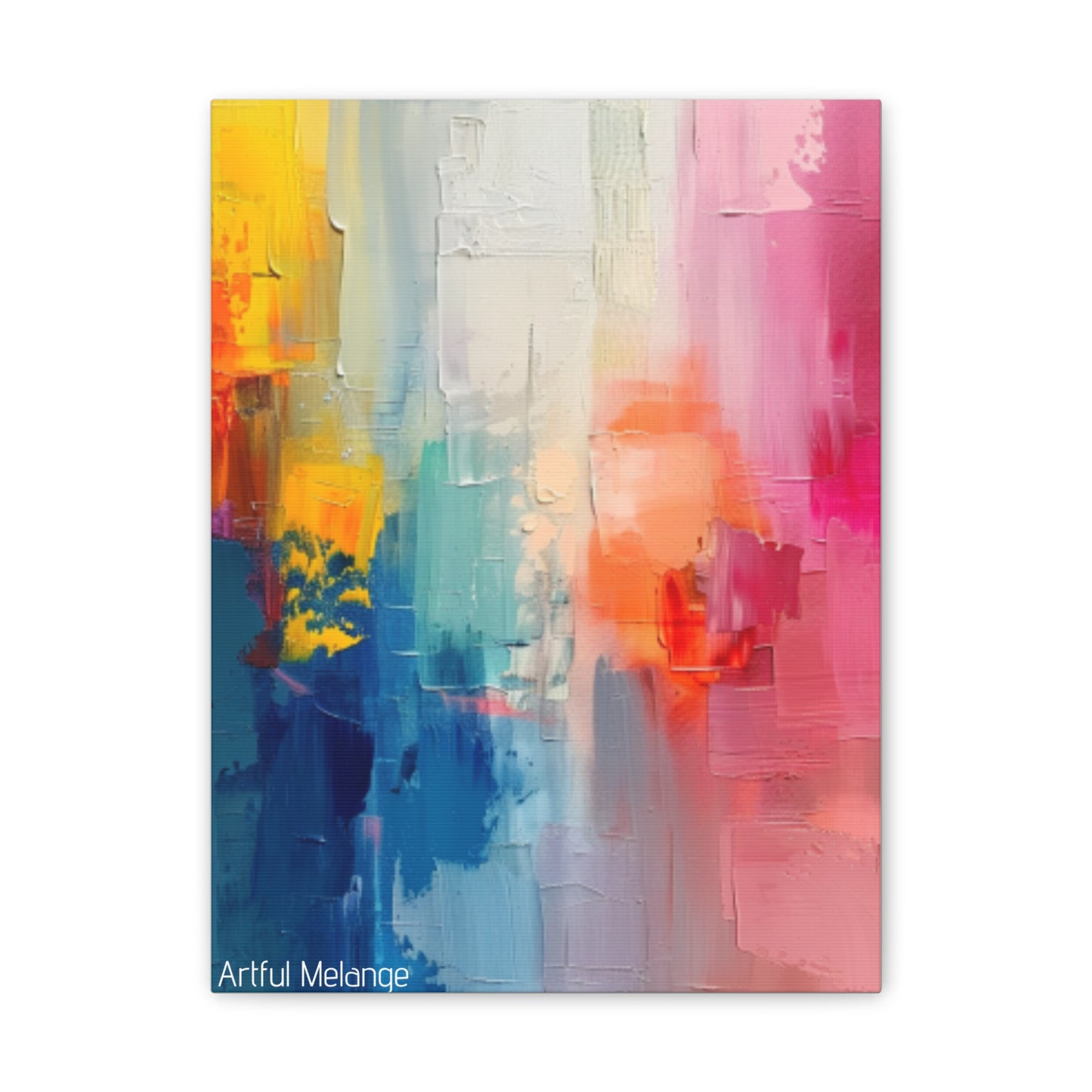 Primary Elegance: A Symphony of Sophistication Canvas Print