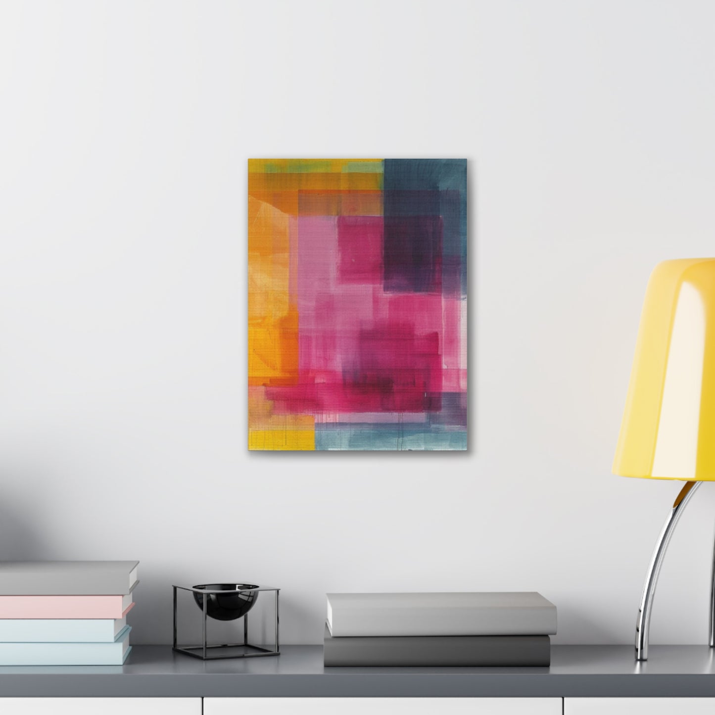 Primary Elegance: A Symphony of Sophistication Canvas Print