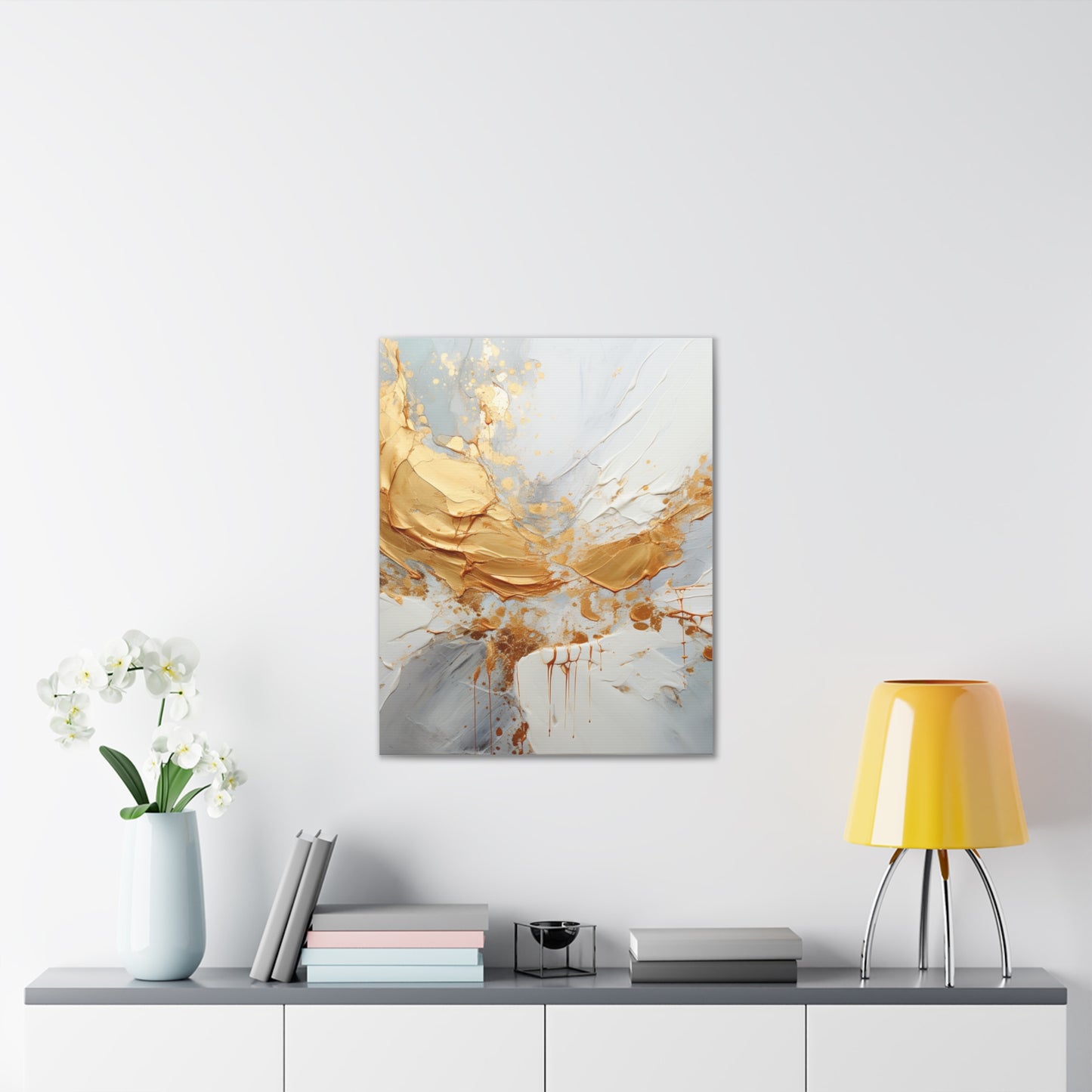 Acrylic Abstract Canvas Print - Richly Textured Artistry