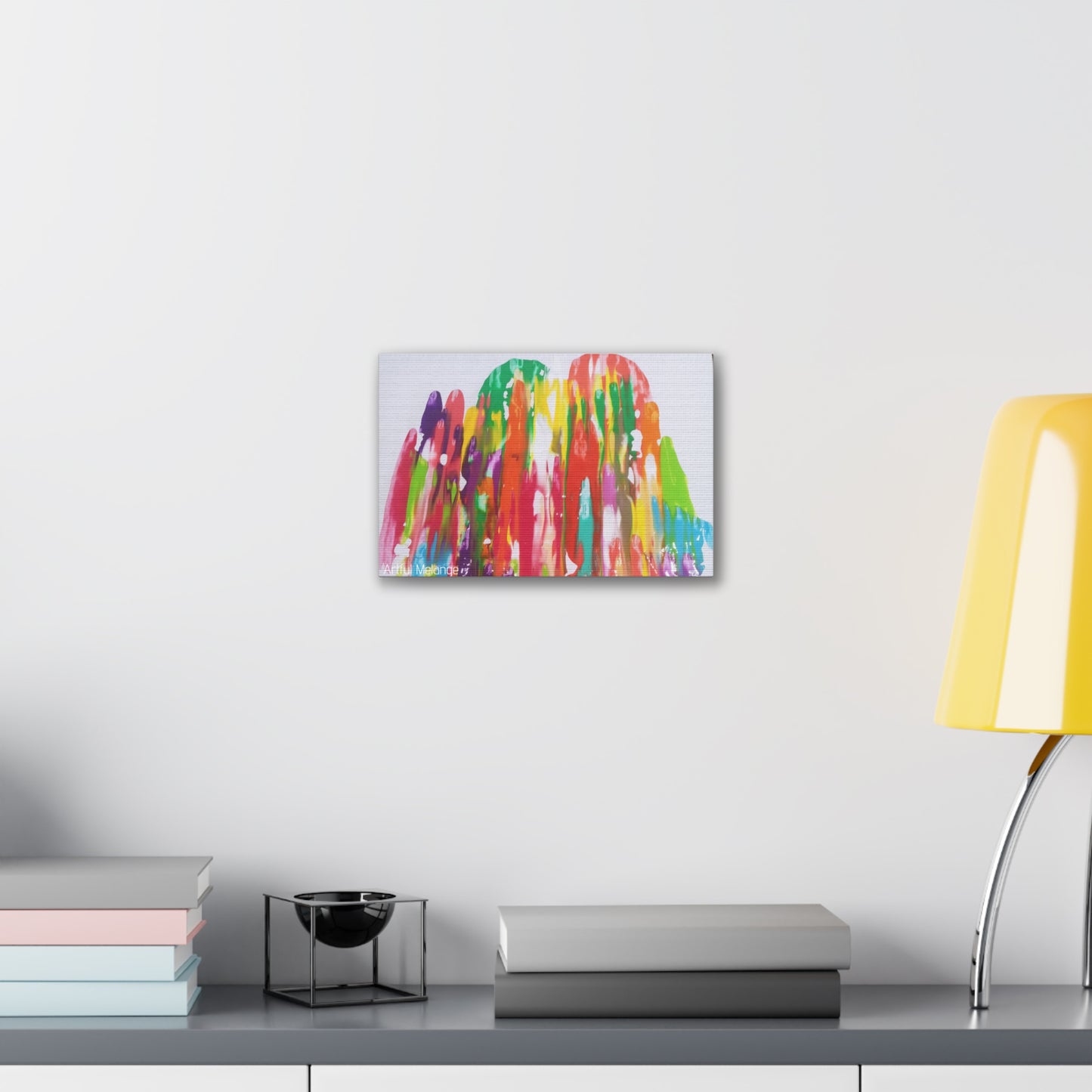 Primary Elegance: A Symphony of Sophistication Canvas Print