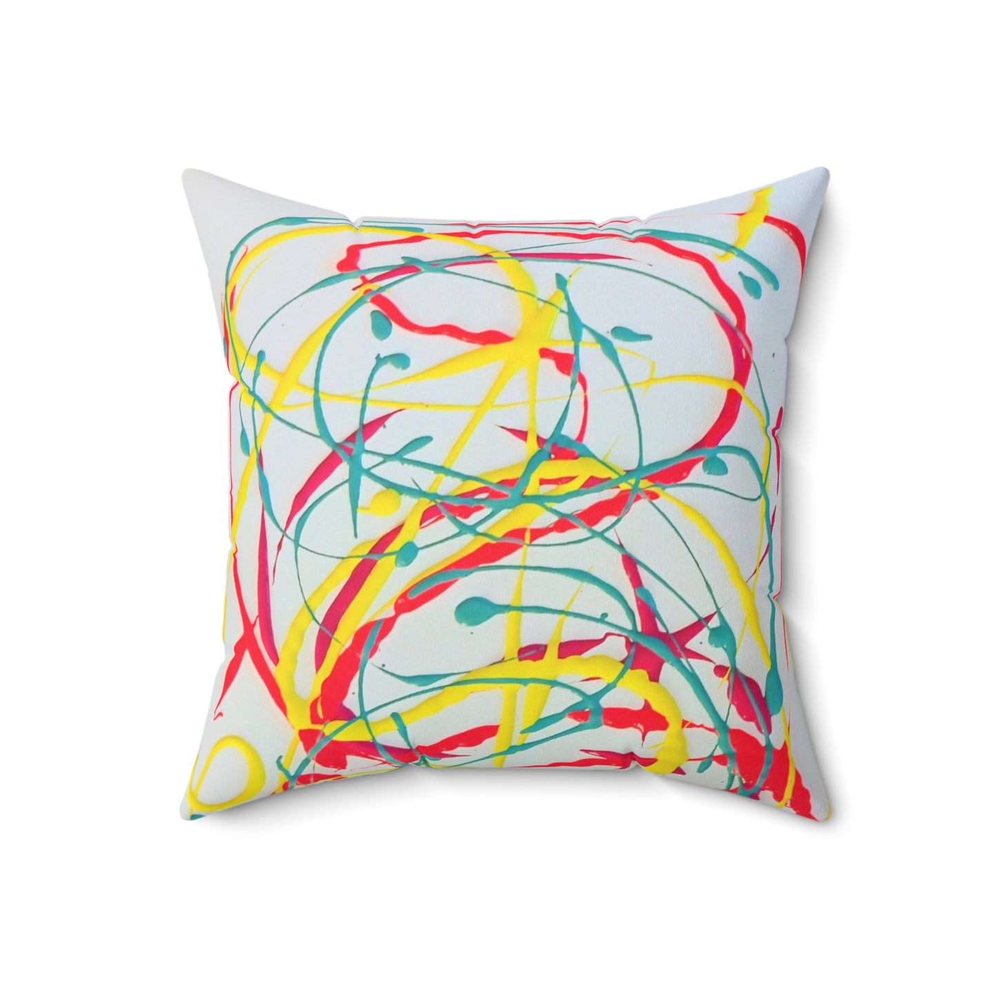 Artistic Abstractions: Abstract Acrylic Art Pillows Collection