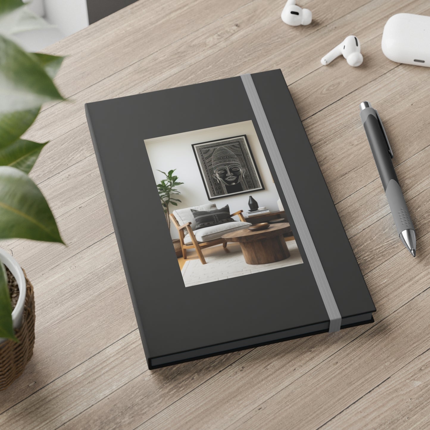 Living Space Design Cover Color Contrast Hardback Journal