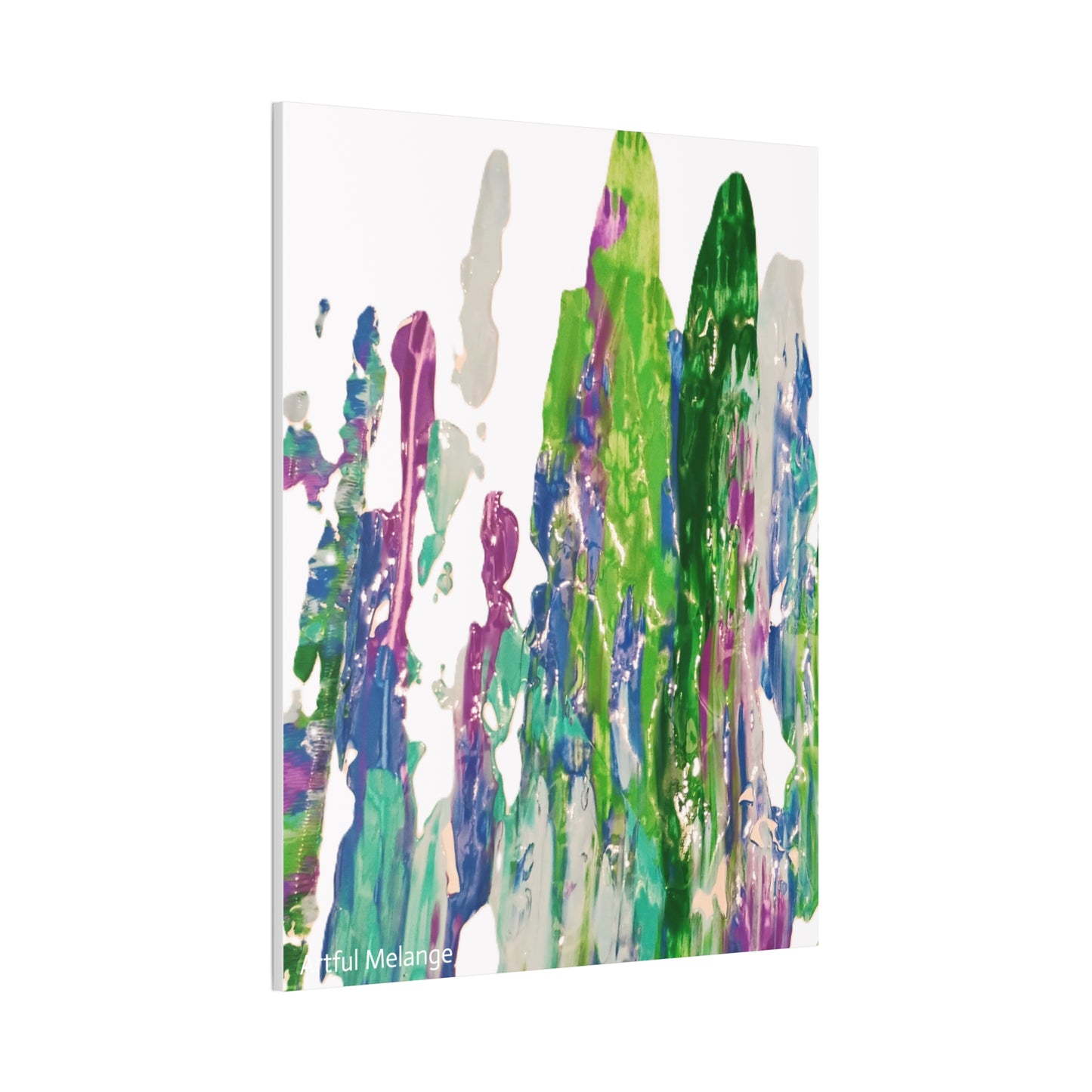 Acrylic Abstract Canvas Print - Richly Textured Artistry