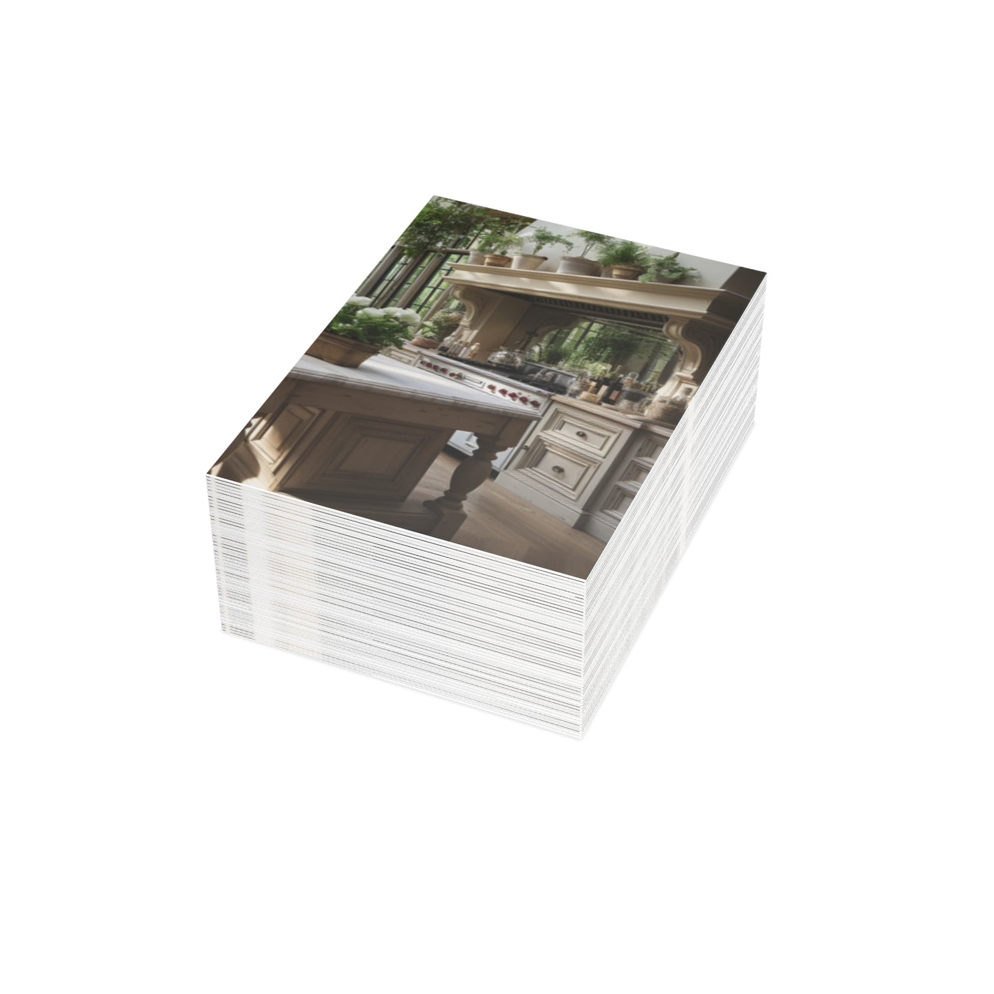 Elegant Kitchen Note Cards (1, 10, 30, and 50pcs)