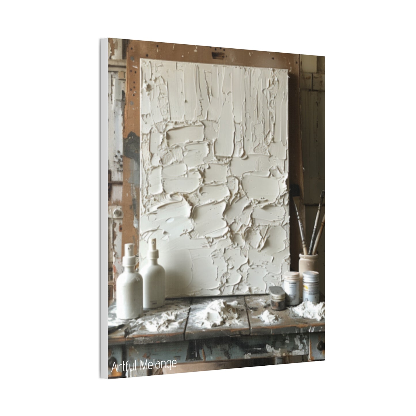 Primary Elegance: A Symphony of Sophistication Canvas Print