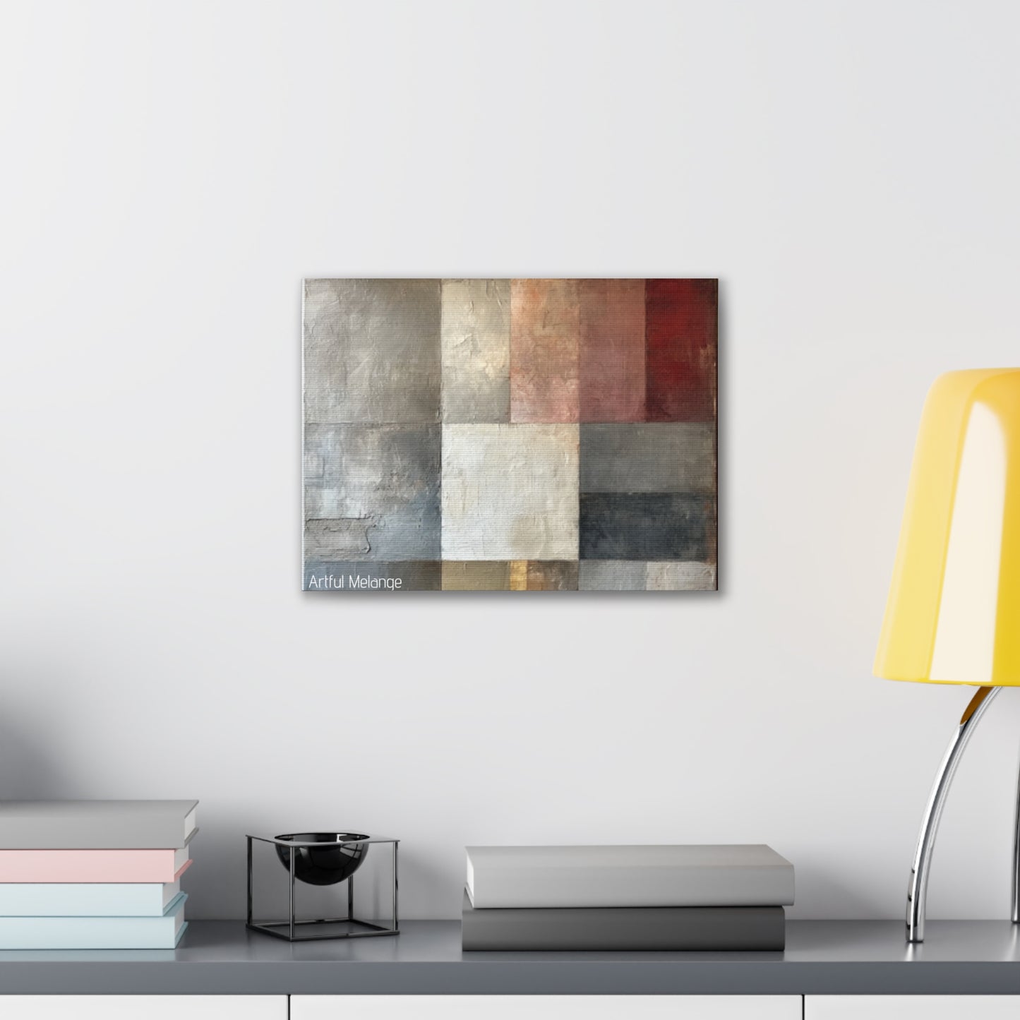 Primary Elegance: A Symphony of Sophistication Canvas Print