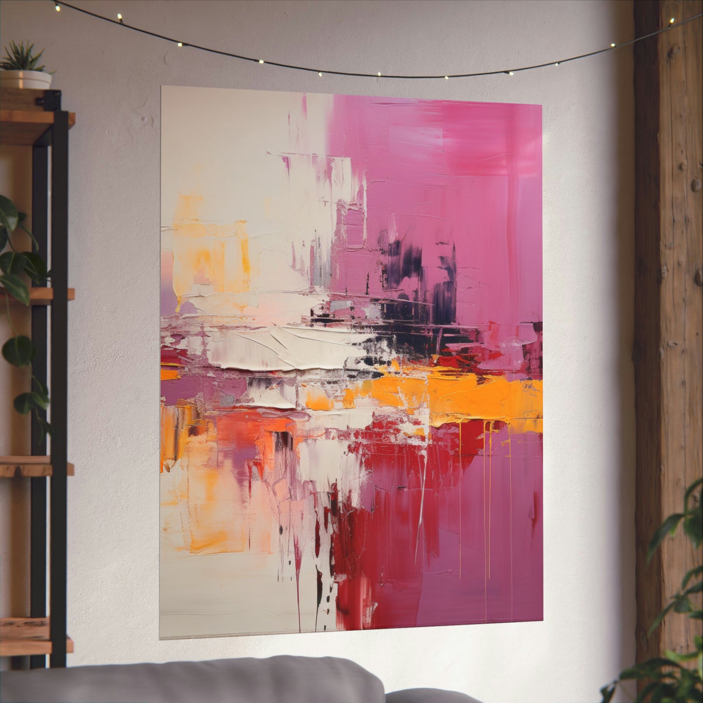 Radiant Harmony Matte Vertical Canvas Poster