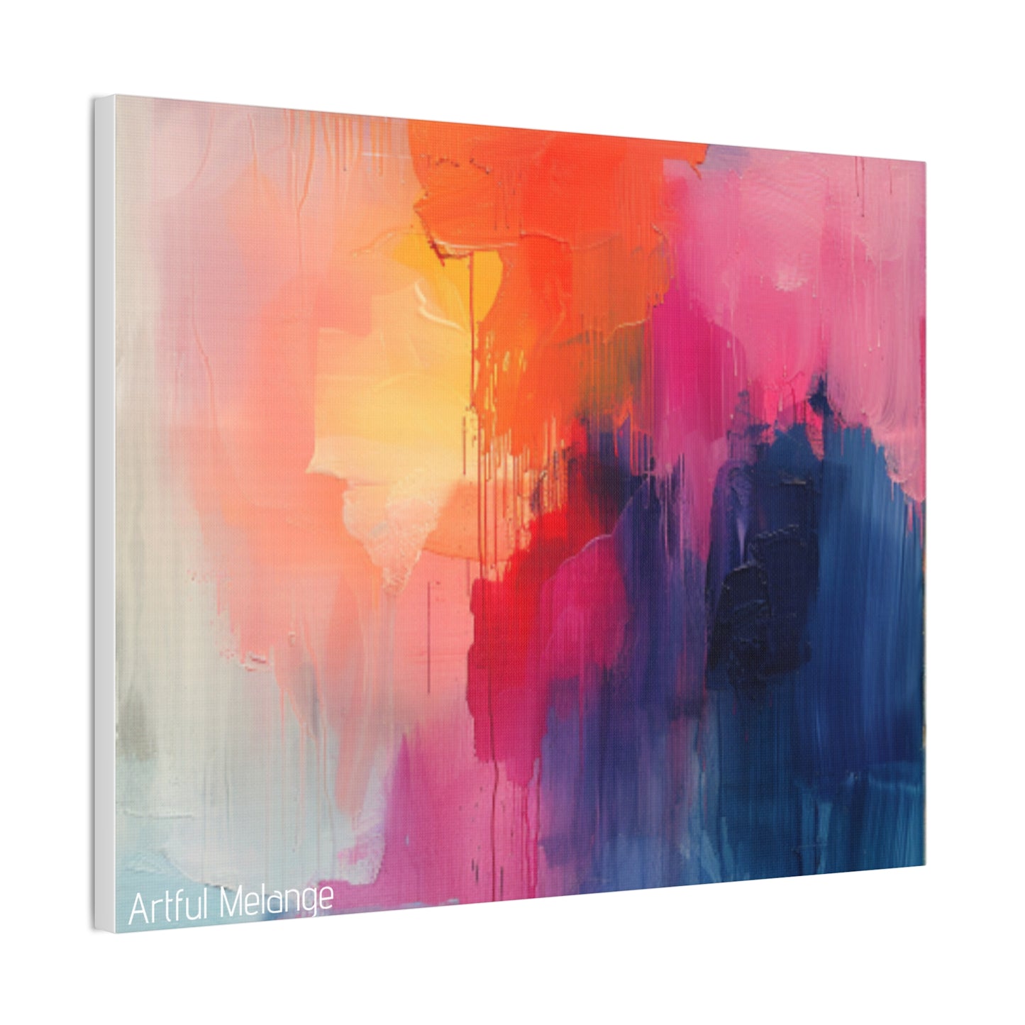 Primary Elegance: A Symphony of Sophistication Canvas Print