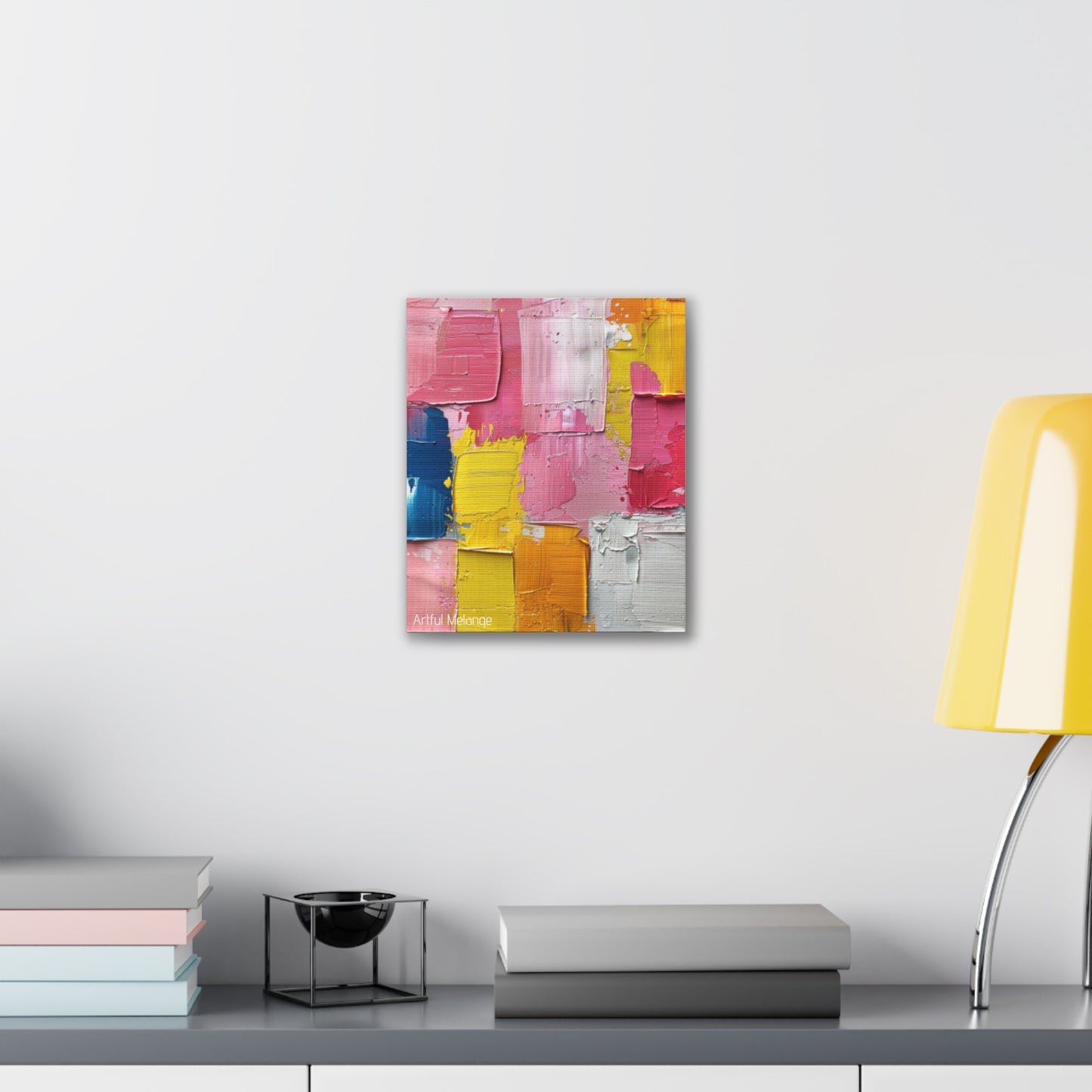 Primary Elegance: A Symphony of Sophistication Canvas Print