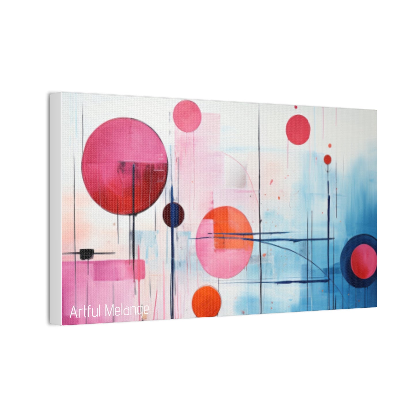 Primary Elegance: A Symphony of Sophistication Canvas Print