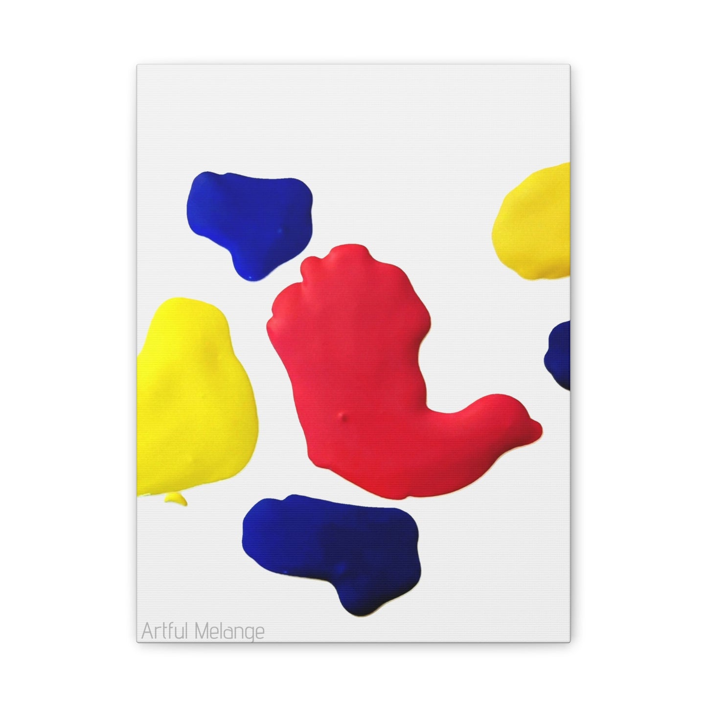 Primary Elegance: A Symphony of Sophistication Canvas Print