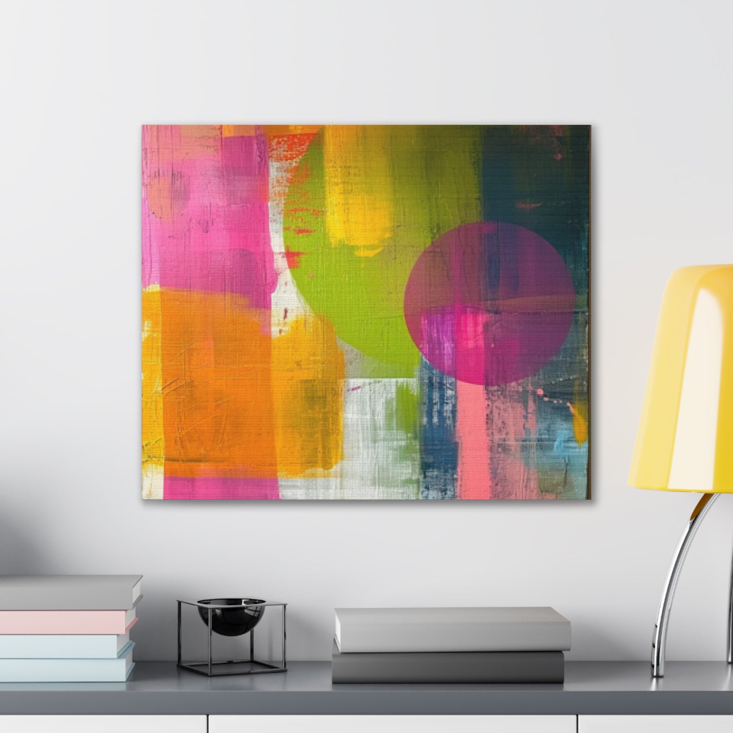 Primary Elegance: A Symphony of Sophistication Canvas Print