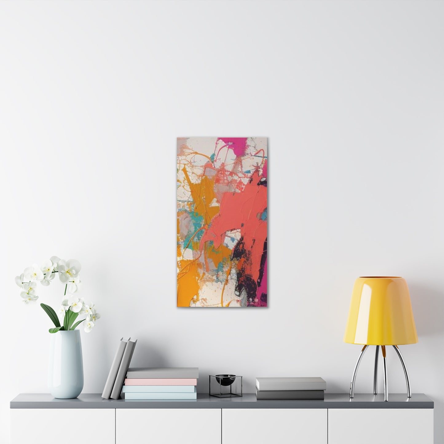 Primary Elegance: A Symphony of Sophistication Canvas Print