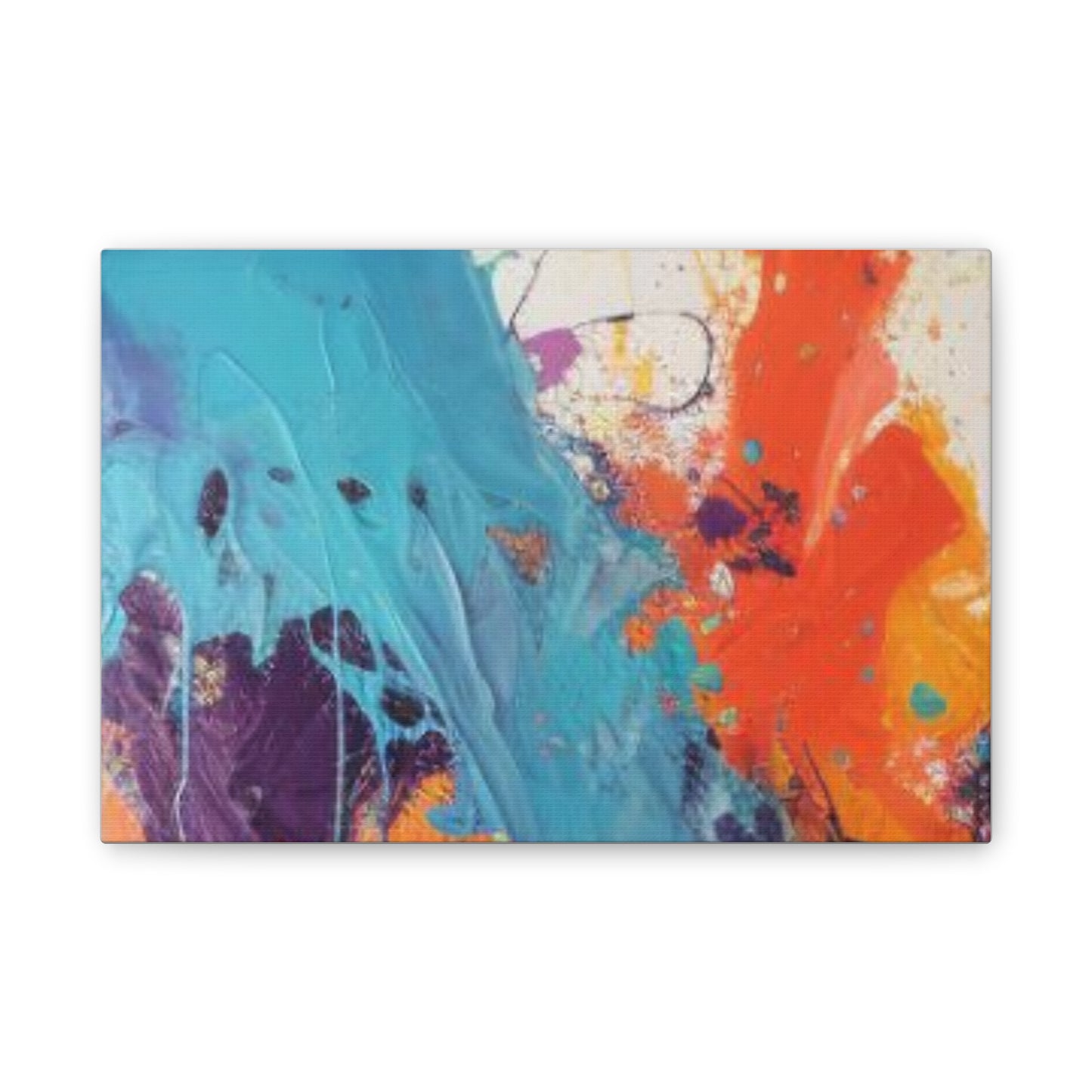 Primary Elegance: A Symphony of Sophistication Canvas Print