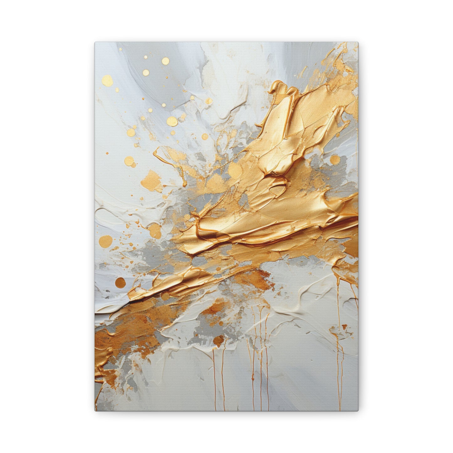 Acrylic Abstract Canvas Print - Richly Textured Artistry