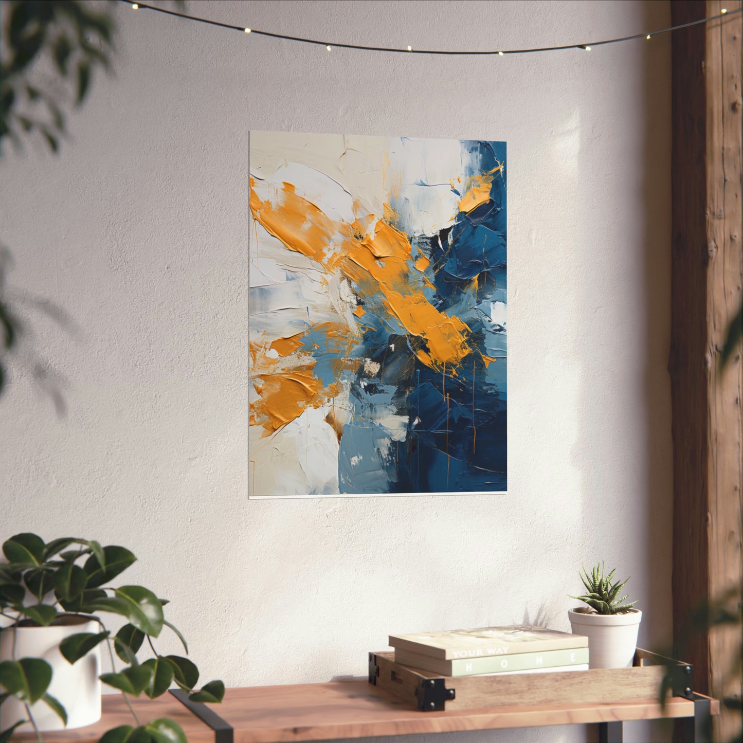 Radiant Harmony Matte Vertical Canvas Poster