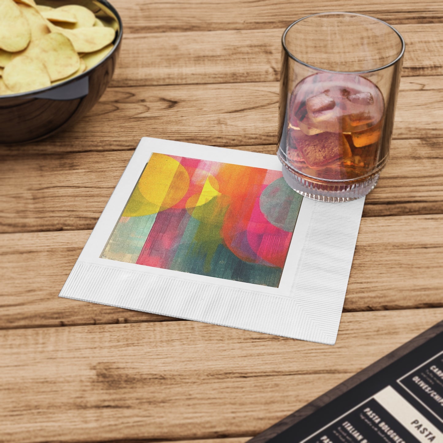 ChromaBlend™ Artistry Abstract Art Napkins”