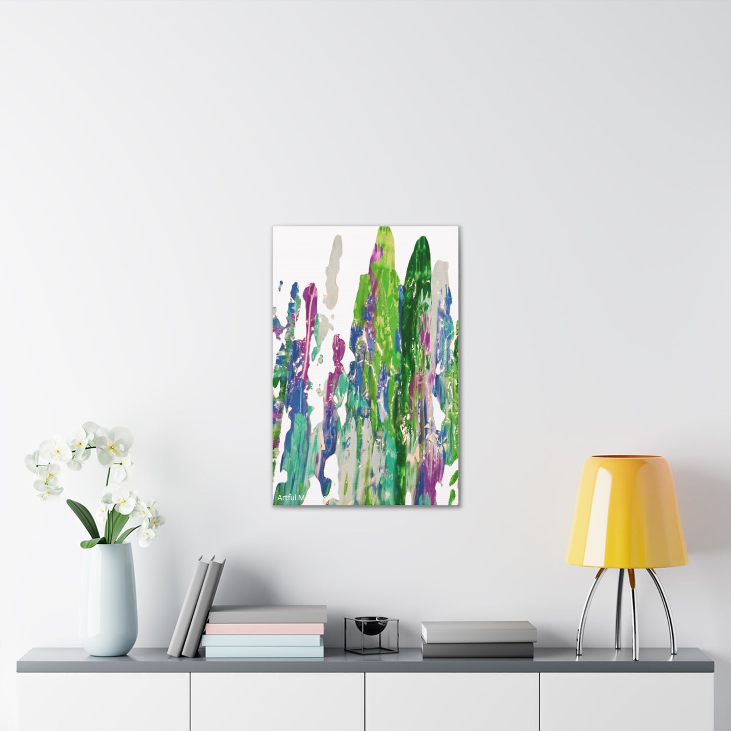 Acrylic Abstract Canvas Print - Richly Textured Artistry